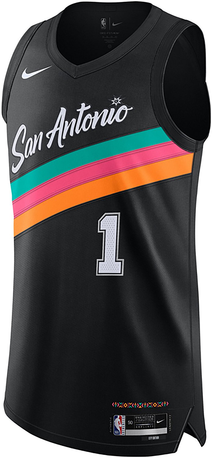 Nike Men's San Antonio Spurs 2025 City Edition Authentic Victor Wembanyama Jersey - view number 3