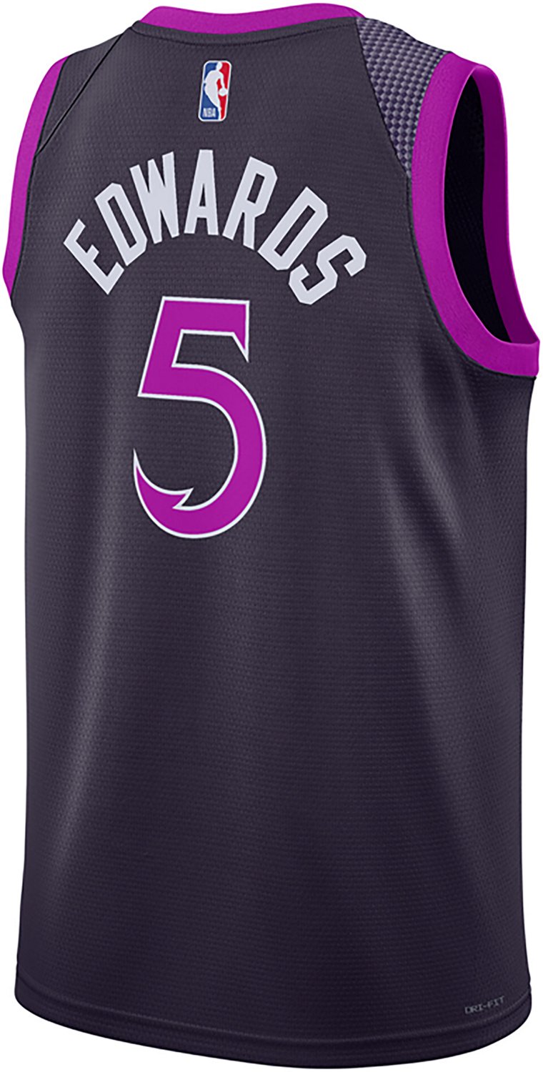 Nike Men's Minnesota Timberwolves 2025 City Edition Anthony Edwards Swingman Jersey - view number 2