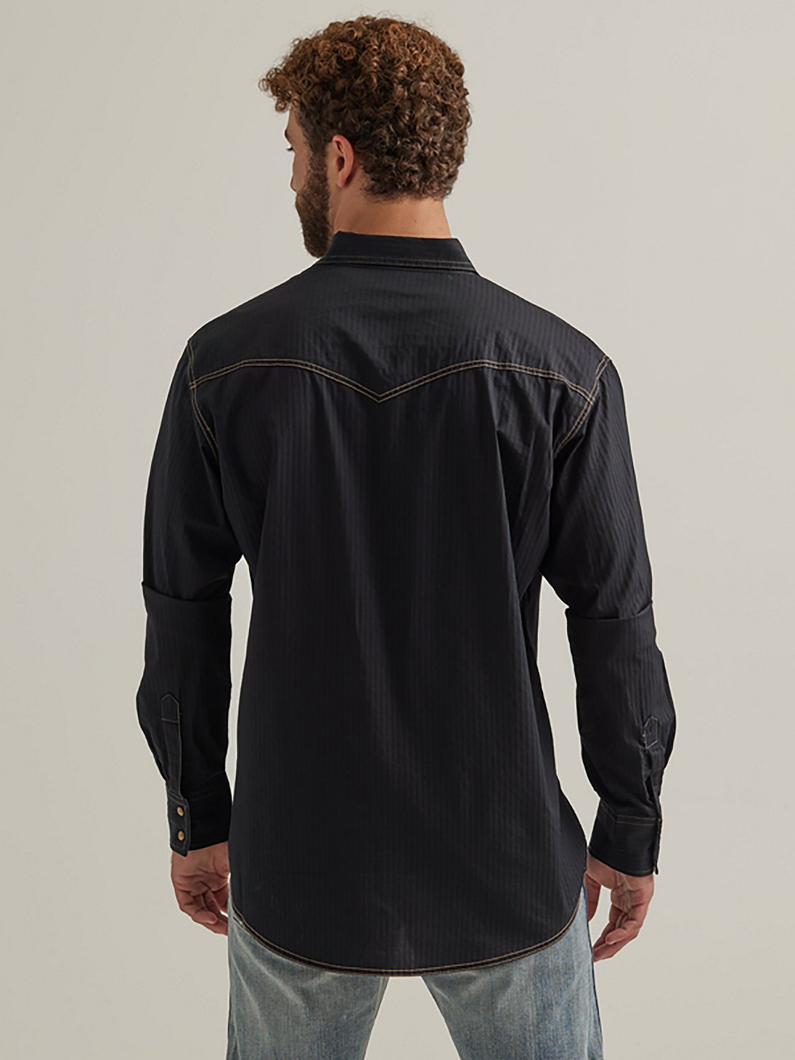 Wrangler Men's Retro Premium Long Sleeve Snap Shirt                                                                              - view number 2