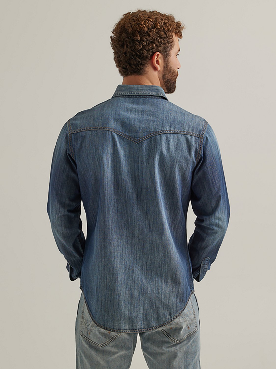 Wrangler Men's Retro Premium Long Sleeve Snap Shirt                                                                              - view number 2