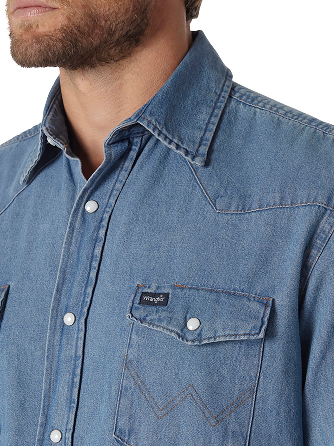 Wrangler Men's Cowboy Cut Western Work Shirt - view number 3