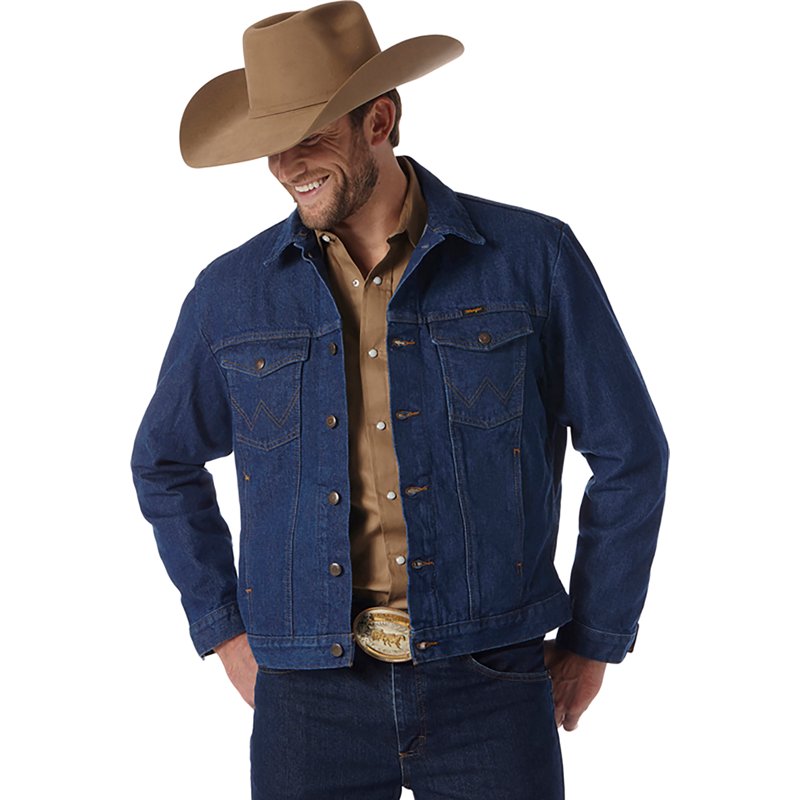 Wrangler® Cowboy Cut® Unlined Denim Jacket in Denim