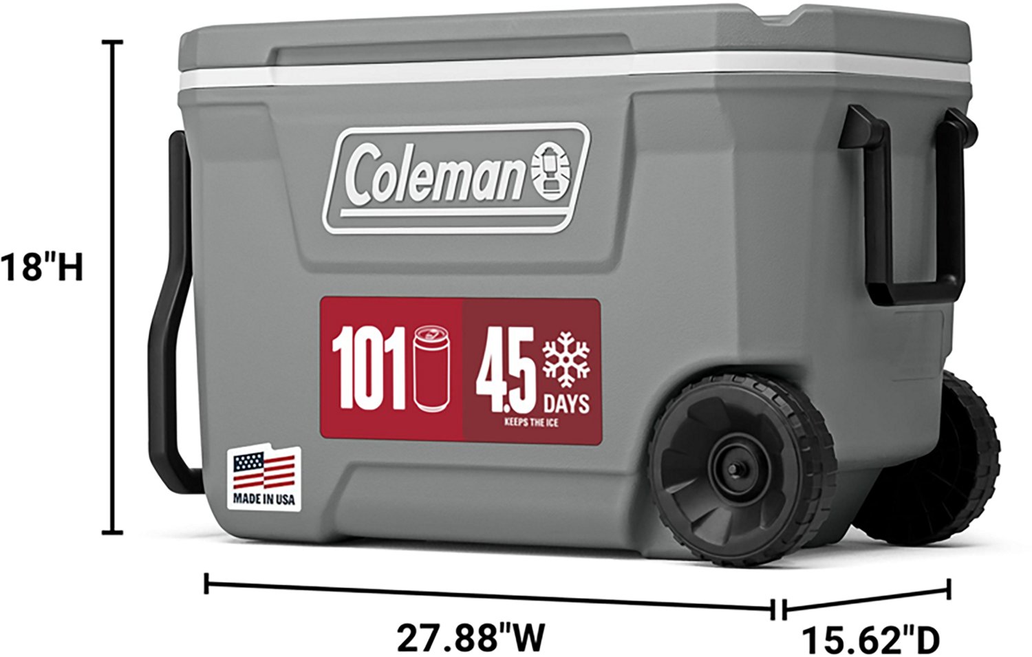 Coleman 316 Series 62 qt Wheeled Hard Cooler - view number 2