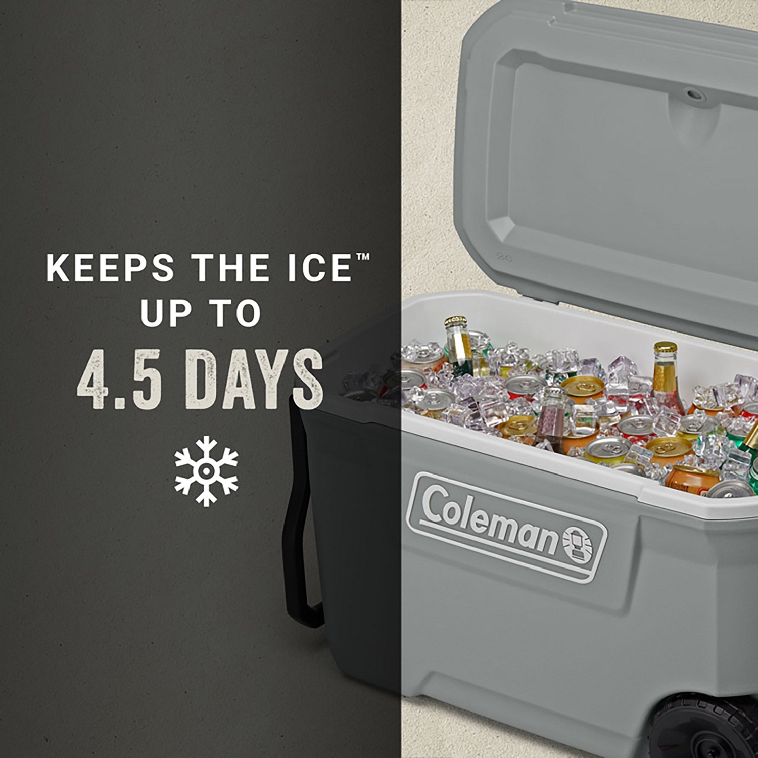Coleman 316 Series 62 qt Wheeled Hard Cooler - view number 3