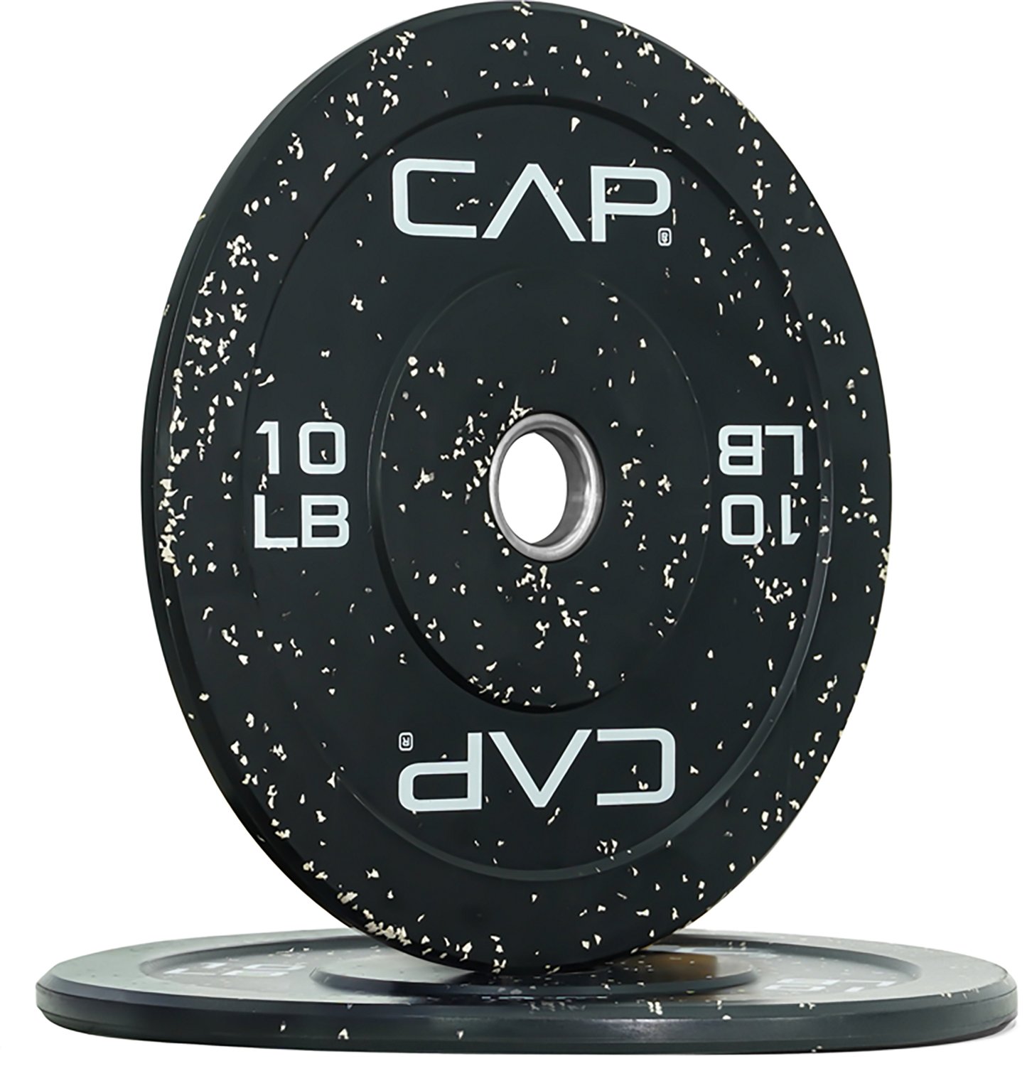 CAP Barbell 30 lb Olympic Speckled Bumper Plates Pair - view number 3