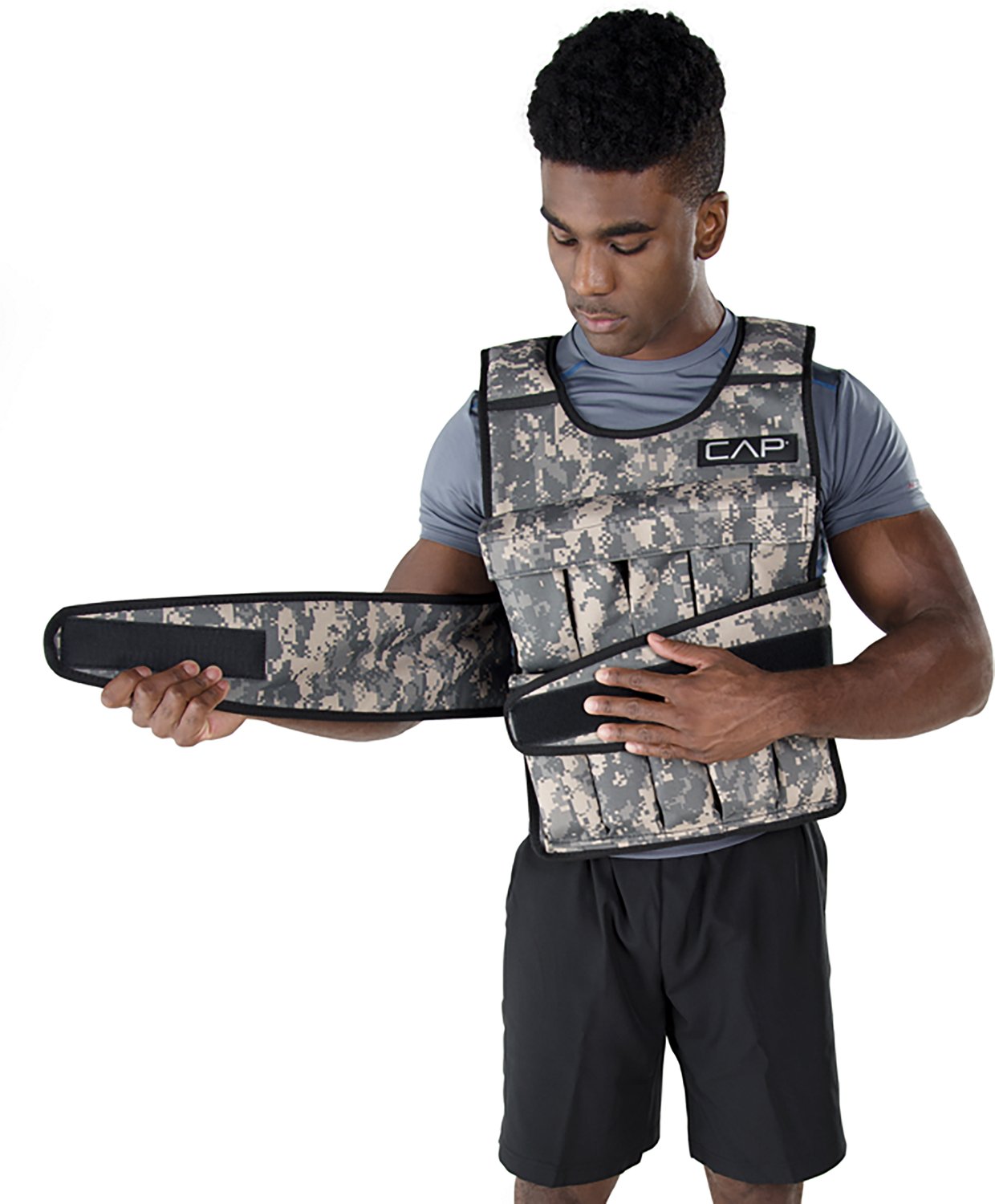 CAP Barbell 40 lb Camo Adjustable Weighted Vest - view number 3