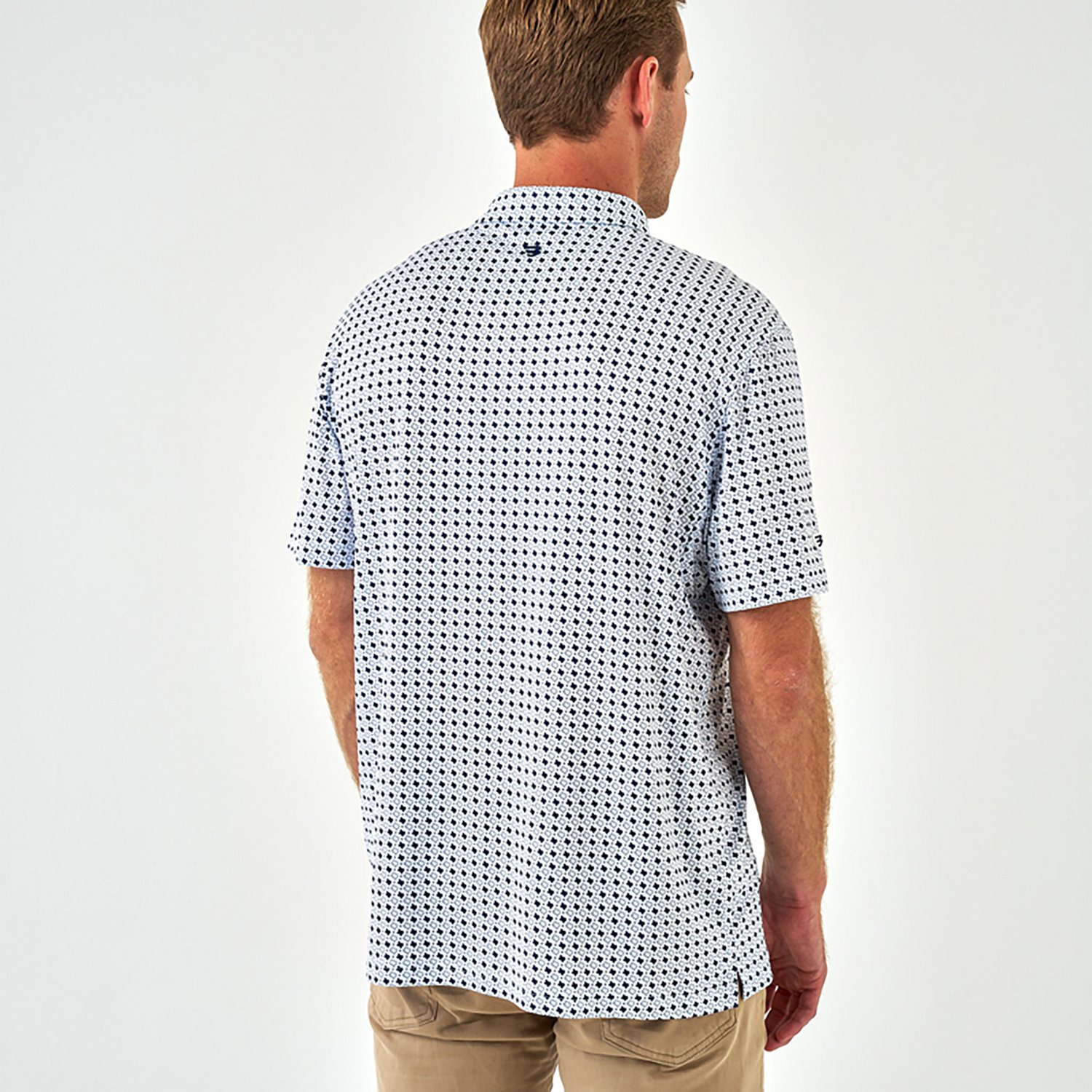 BURLEBO Men's Texas Pride Performance Polo Shirt - view number 2