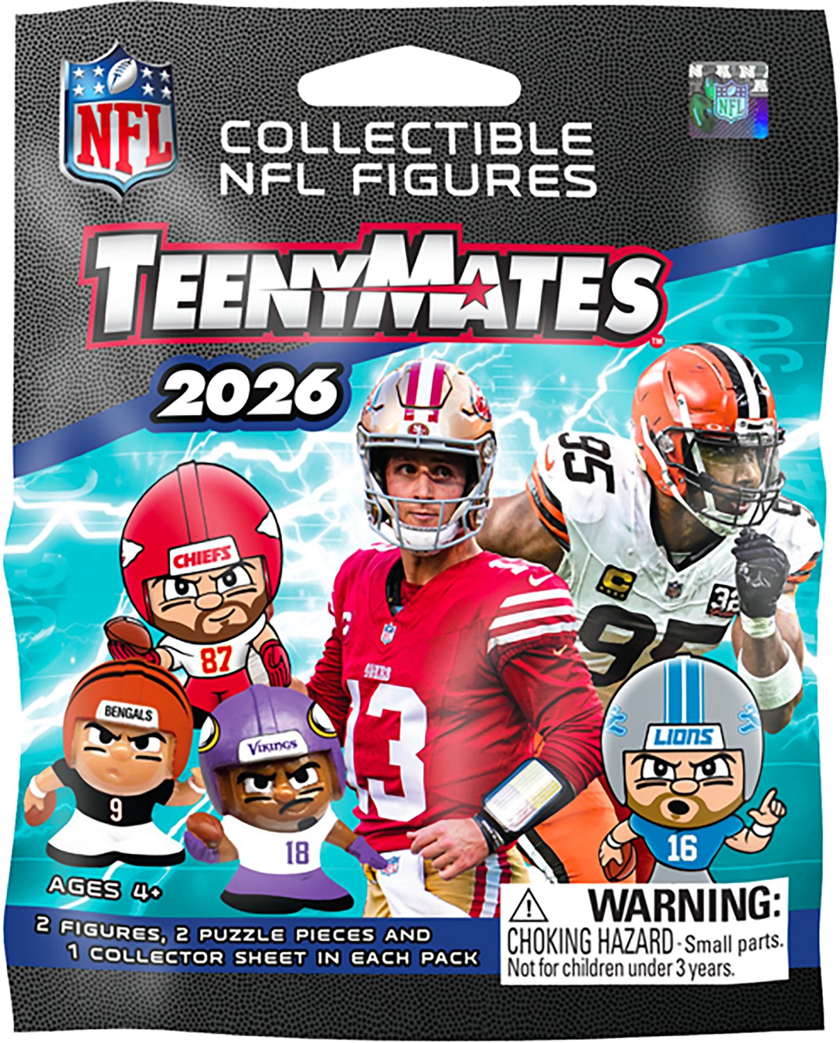The Party Animal 2025 NFL TeenyMates Blind Pack - view number 2
