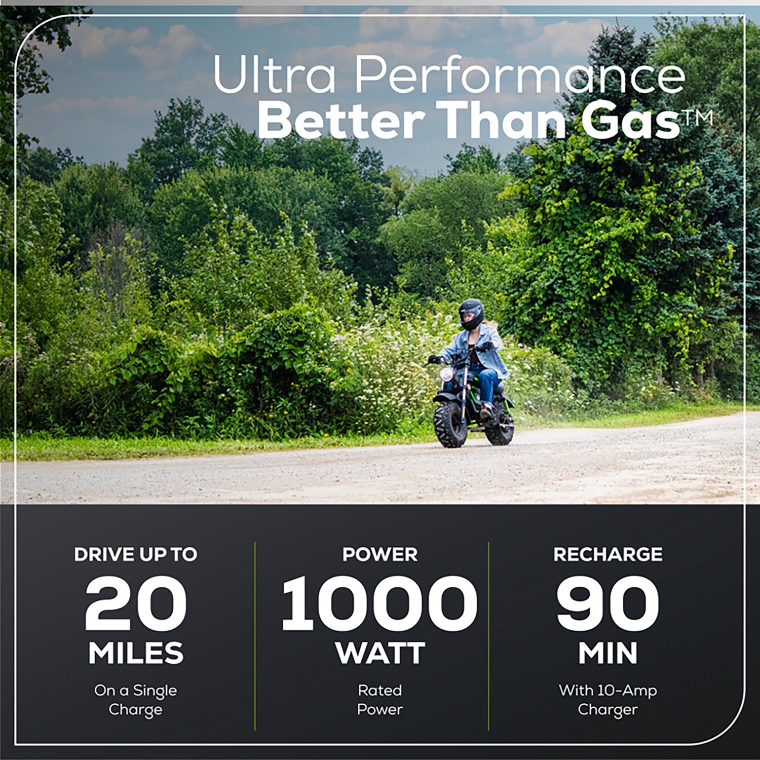 Greenworks Kids’ STEALTH 60V Mini Bike - view number 7