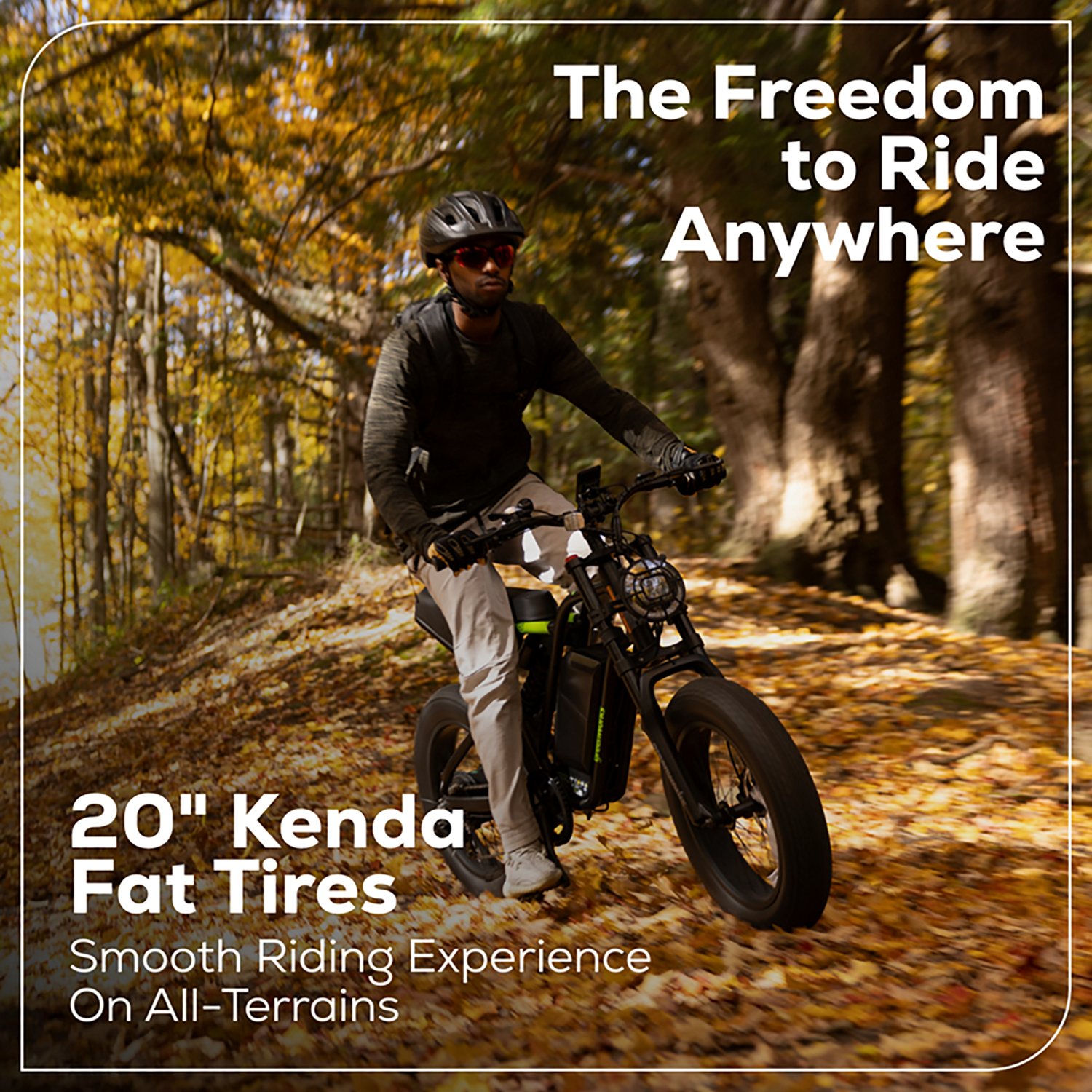 Greenworks Adults’ 60V VENTURE Series 20 in Fat Tire Electric Utility Bike - view number 6