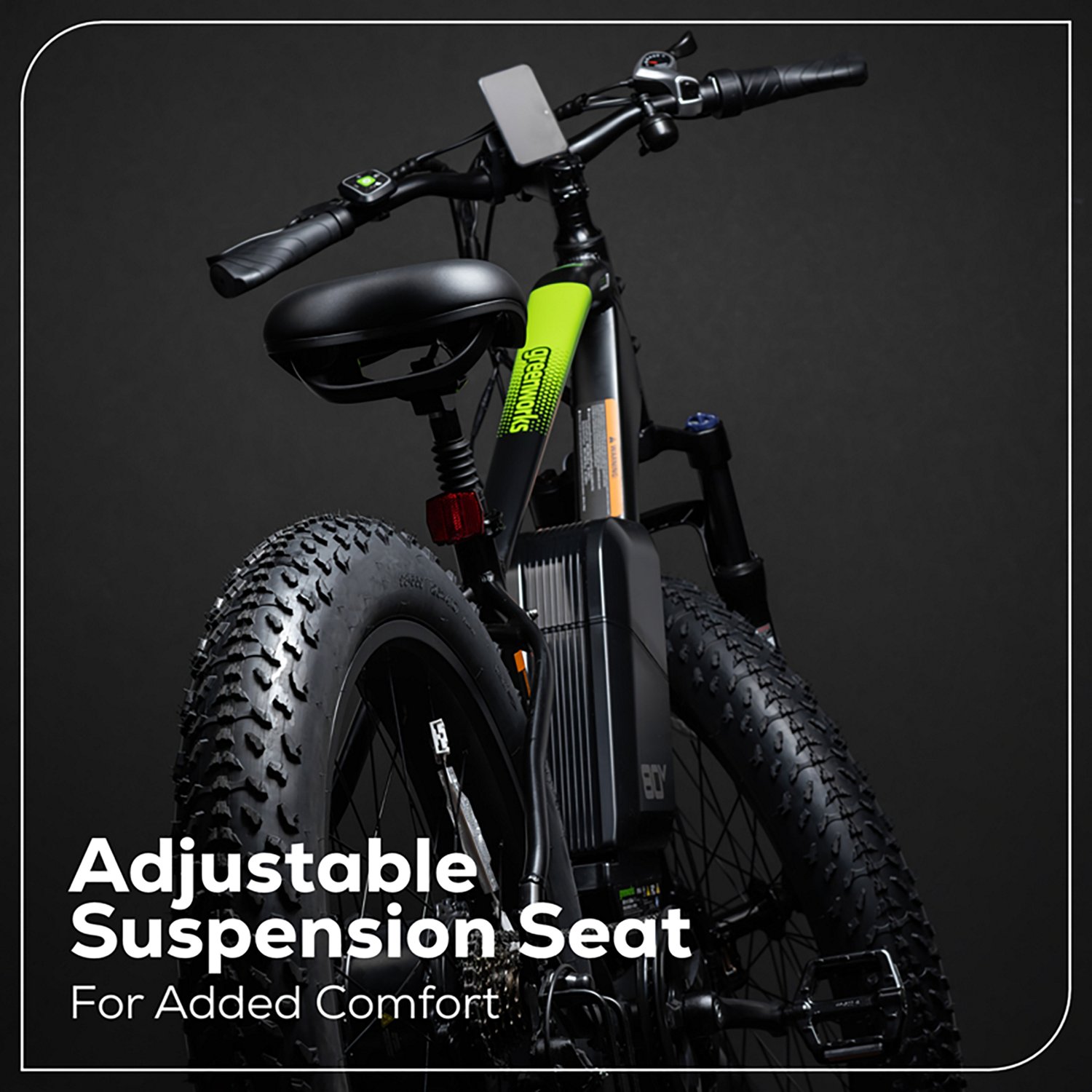 Greenworks 60V 26 in Fat Tire E-Bike 5Ah Battery - view number 8