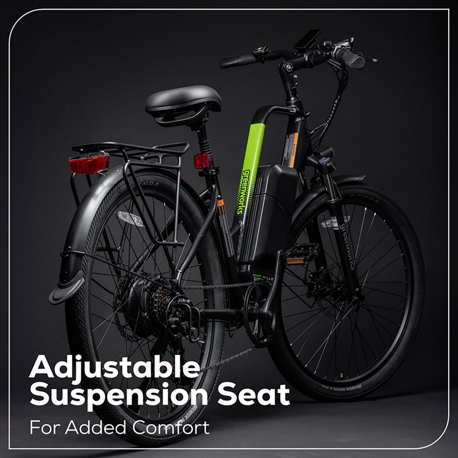 Greenworks 60V 27.5 in Commuter E-Bike 5Ah Battery - view number 8