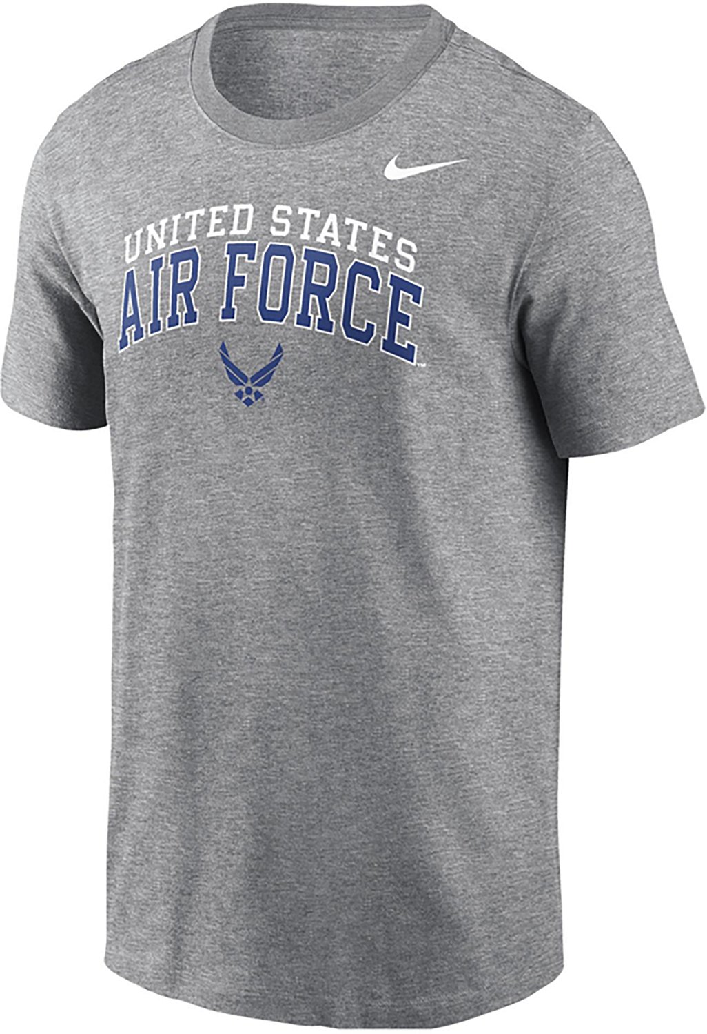 Nike Men’s Air Force School Arch Over Primary Logo Core Cotton T-shirt - view number 3