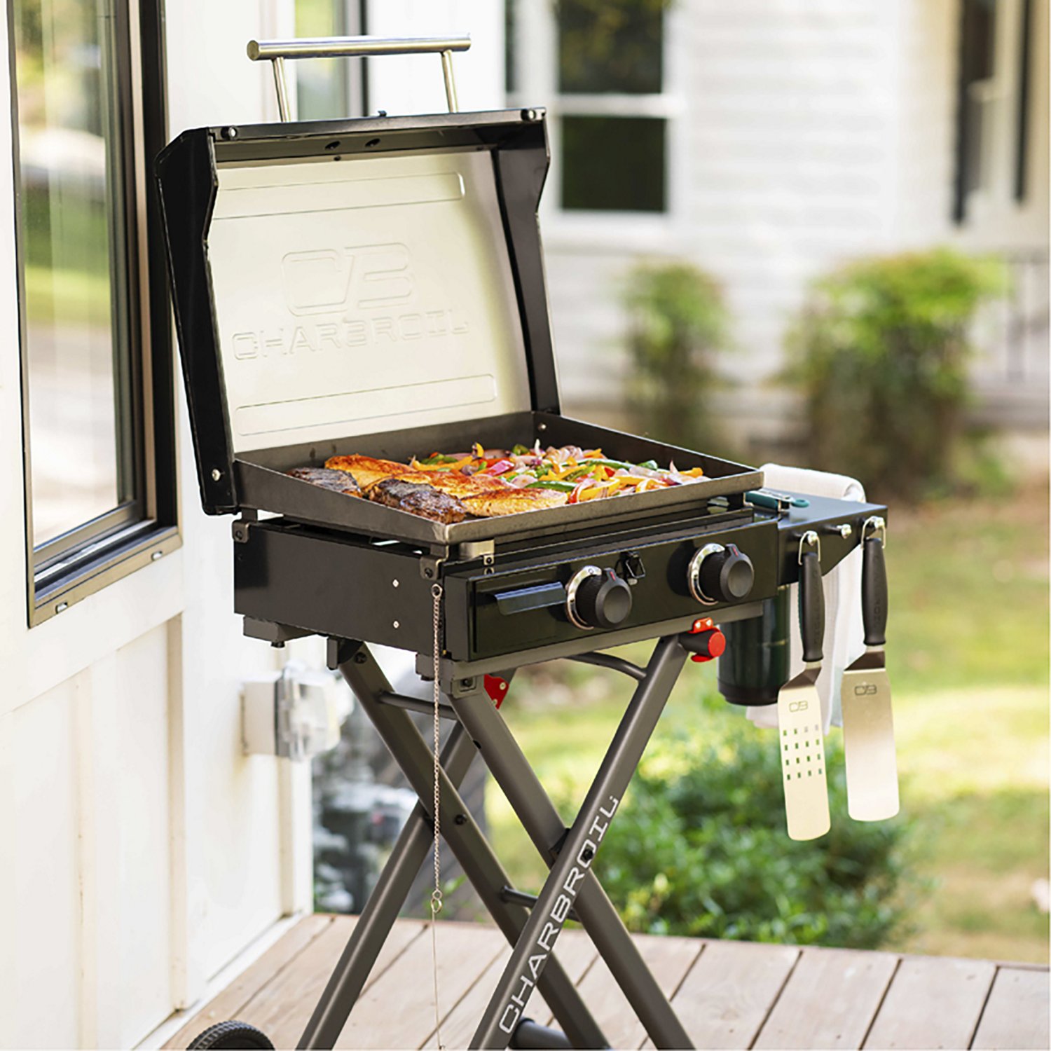 Charbroil® 22" Performance Series™ Folding Cart 2 Burner Portable Propane Gas Griddle - view number 7