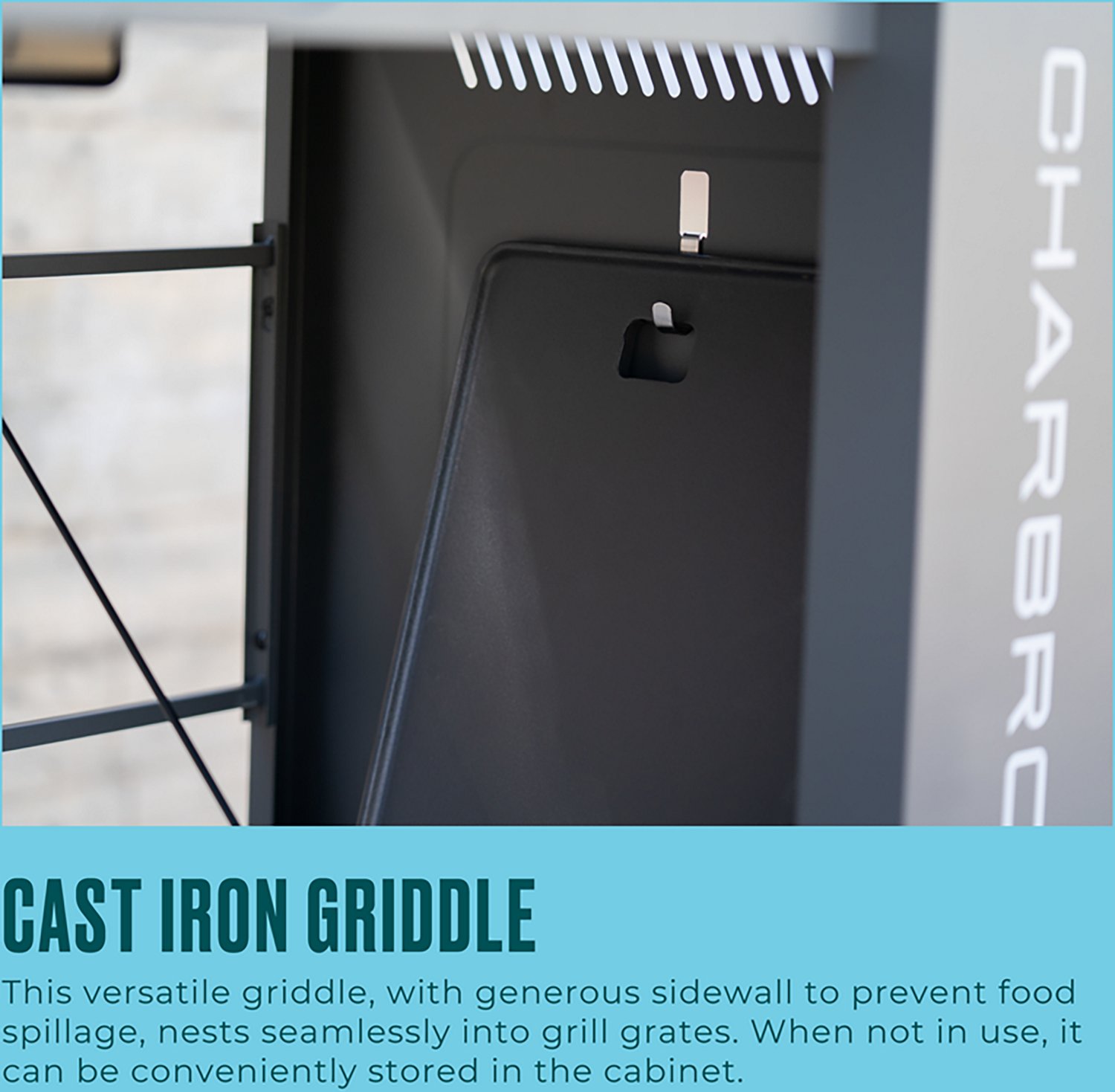 Charbroil Performance Series™ FlavorMax™ 6 Burner Gas Grill Cabinet with Sear Burner and Side Burner - view number 4