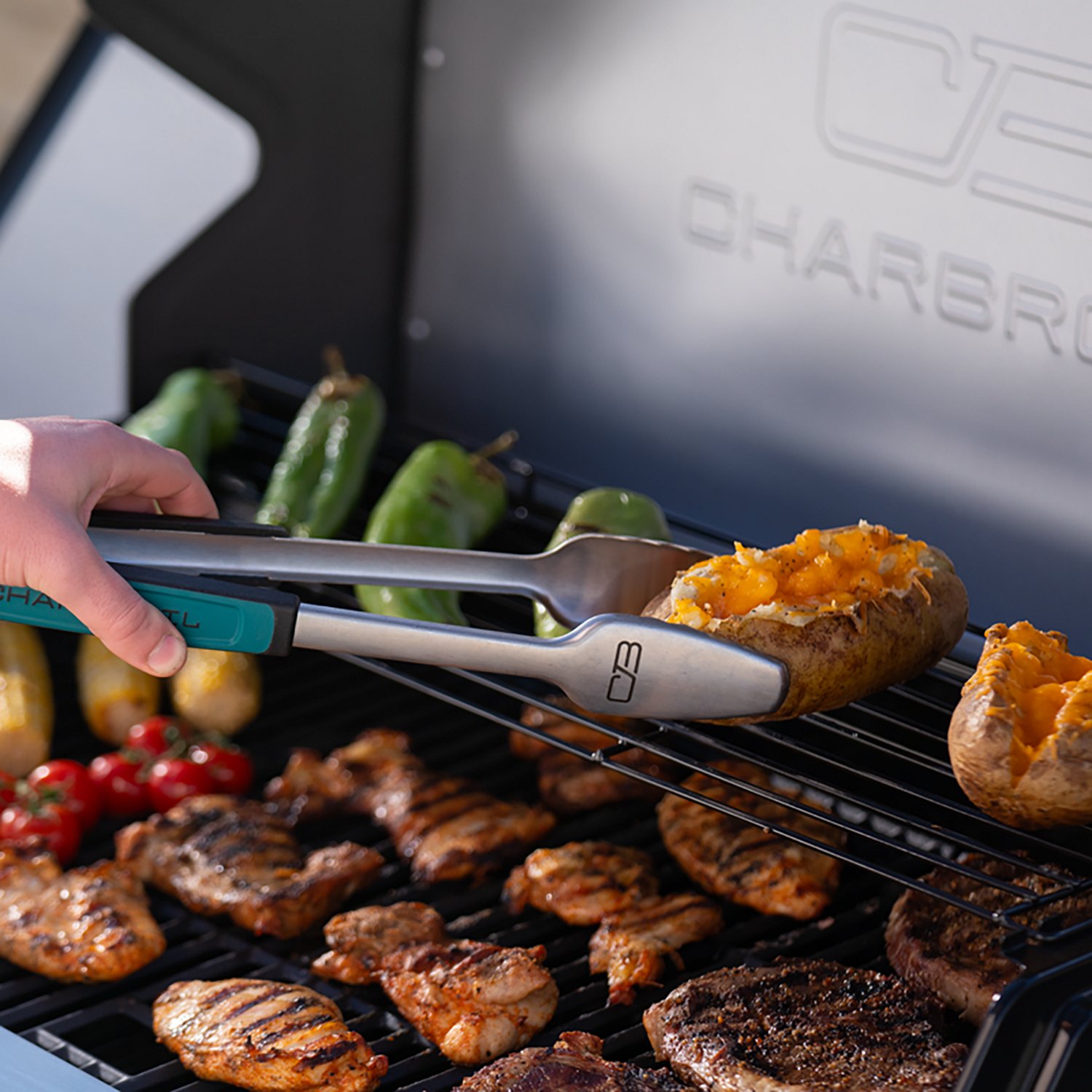 Charbroil Performance Series™ FlavorMax™ 6 Burner Gas Grill Cabinet with Sear Burner and Side Burner - view number 7