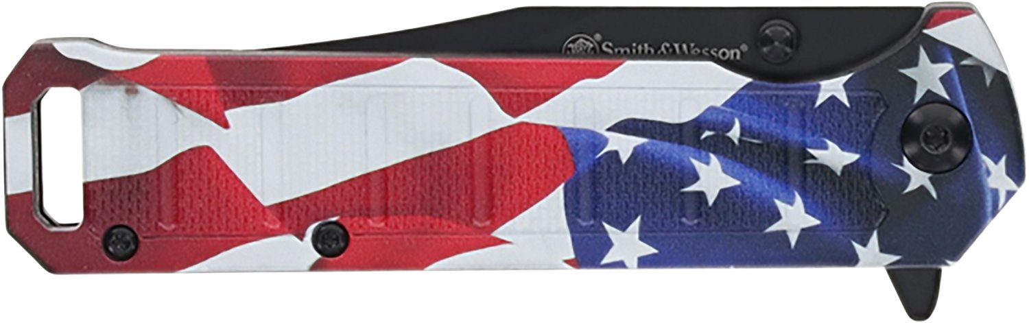 Smith & Wesson American Hero's Folder with Bullet Hunting Knives Gift Tin 2-Pack - view number 3