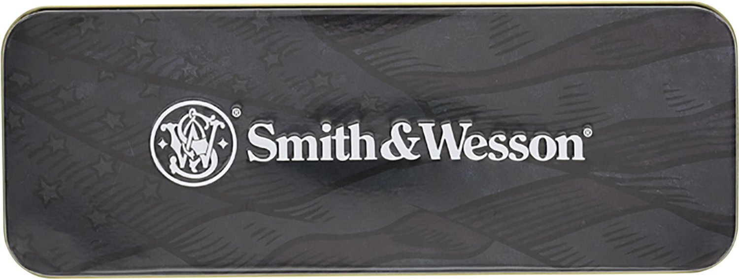 Smith & Wesson American Hero's Folder with Bullet Hunting Knives Gift Tin 2-Pack - view number 5