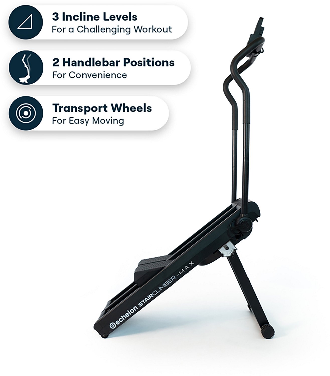 Echelon Stair Climber Max, Stair Stepper Machine with 32 Magnetic Resistance Levels and Foldable Design - view number 5