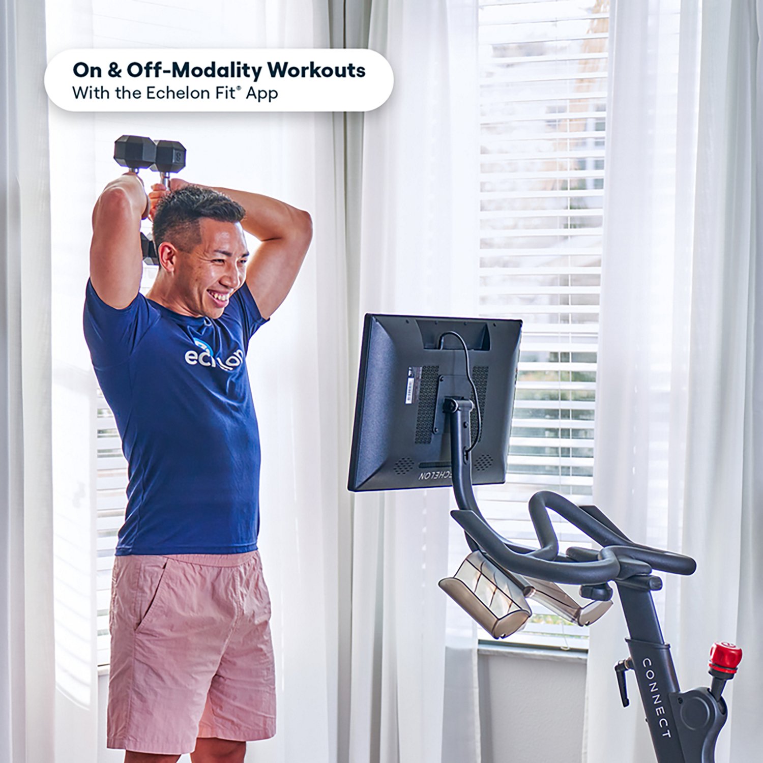 Echelon Connect EX-5s Smart Exercise Bike With 22" Class HD Touchscreen and Magnetic Resistance - view number 7