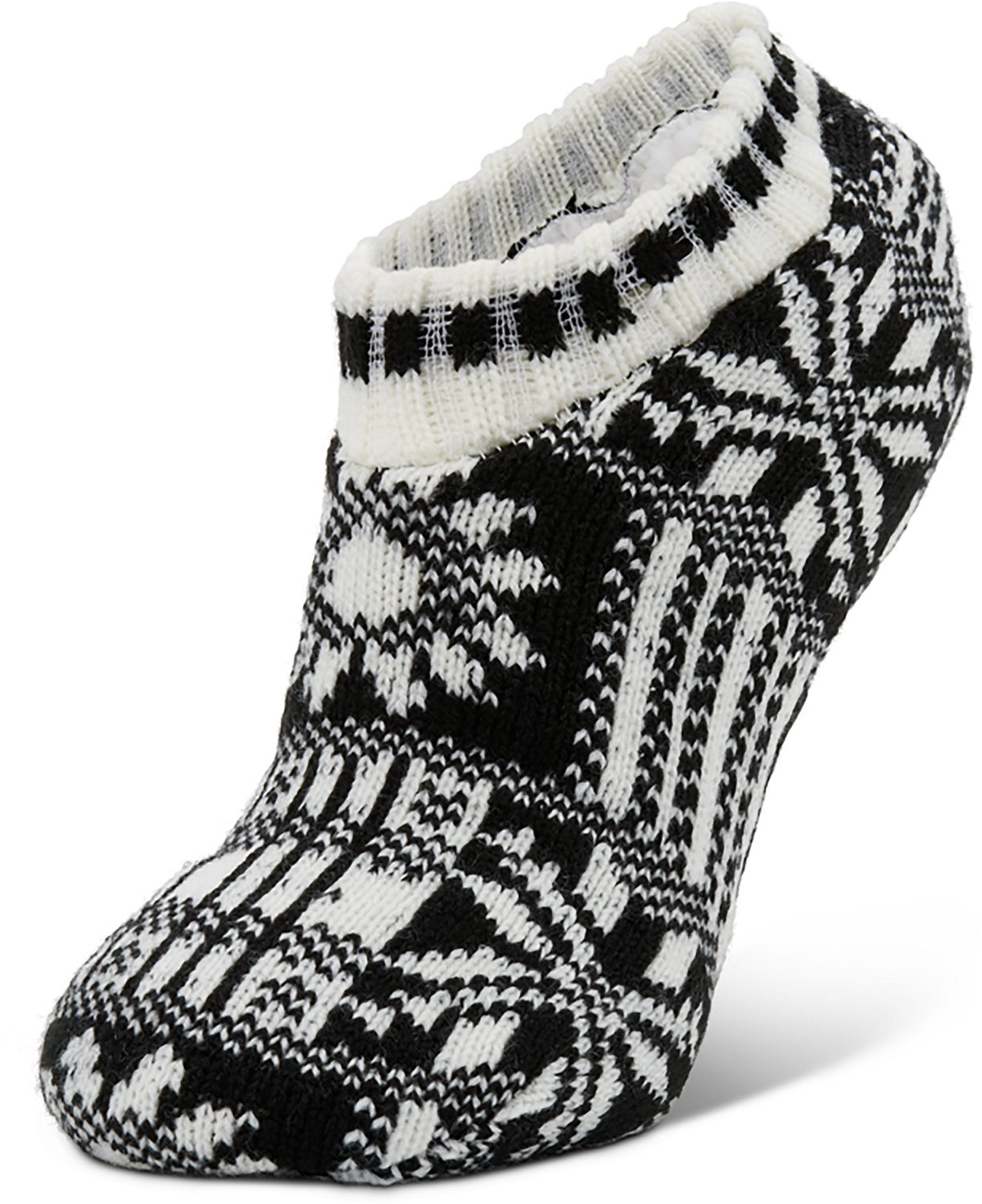 Magellan Outdoors Women's Sweatercuff Patchwork Lodge Slippers