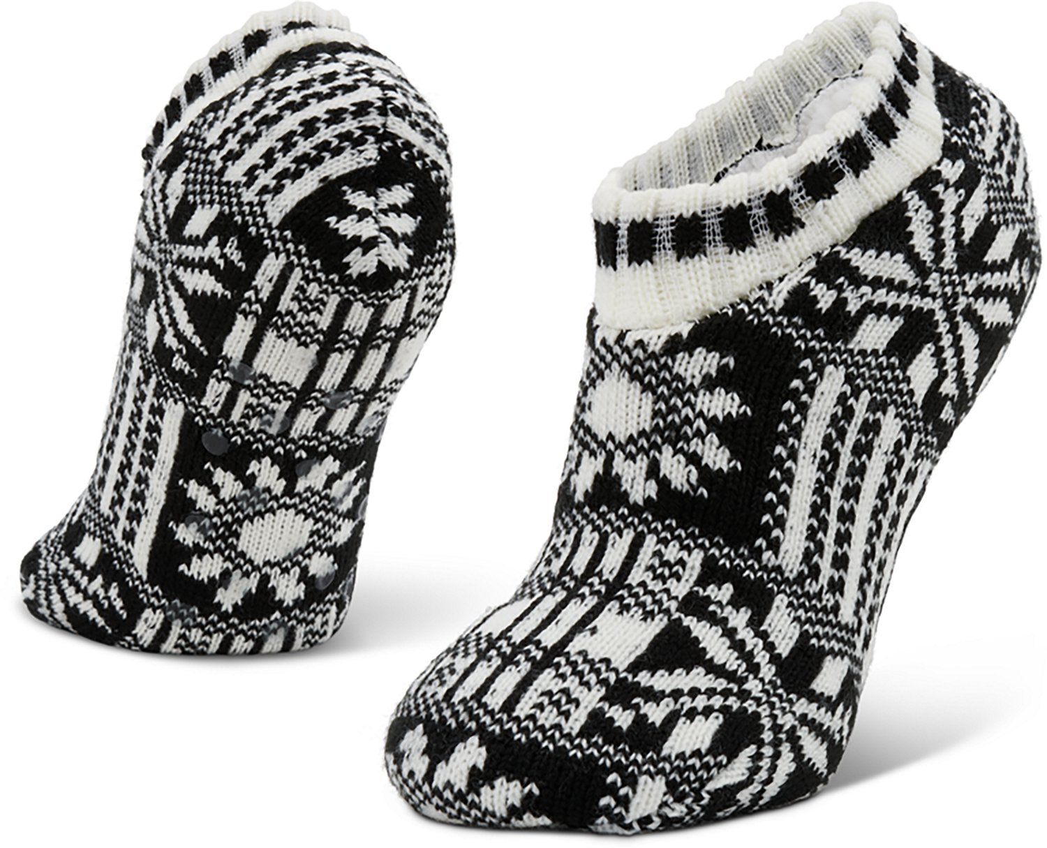 Magellan Outdoors Women's Sweatercuff Patchwork Lodge Slippers - view number 3