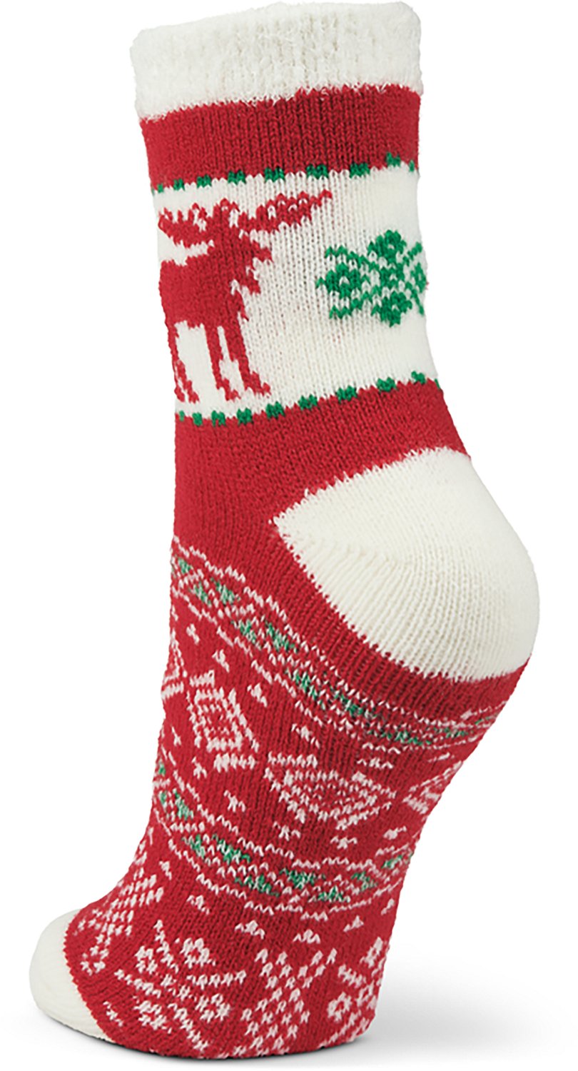 Magellan Outdoors Women's Snowy Moose Lodge Crew Socks - view number 2