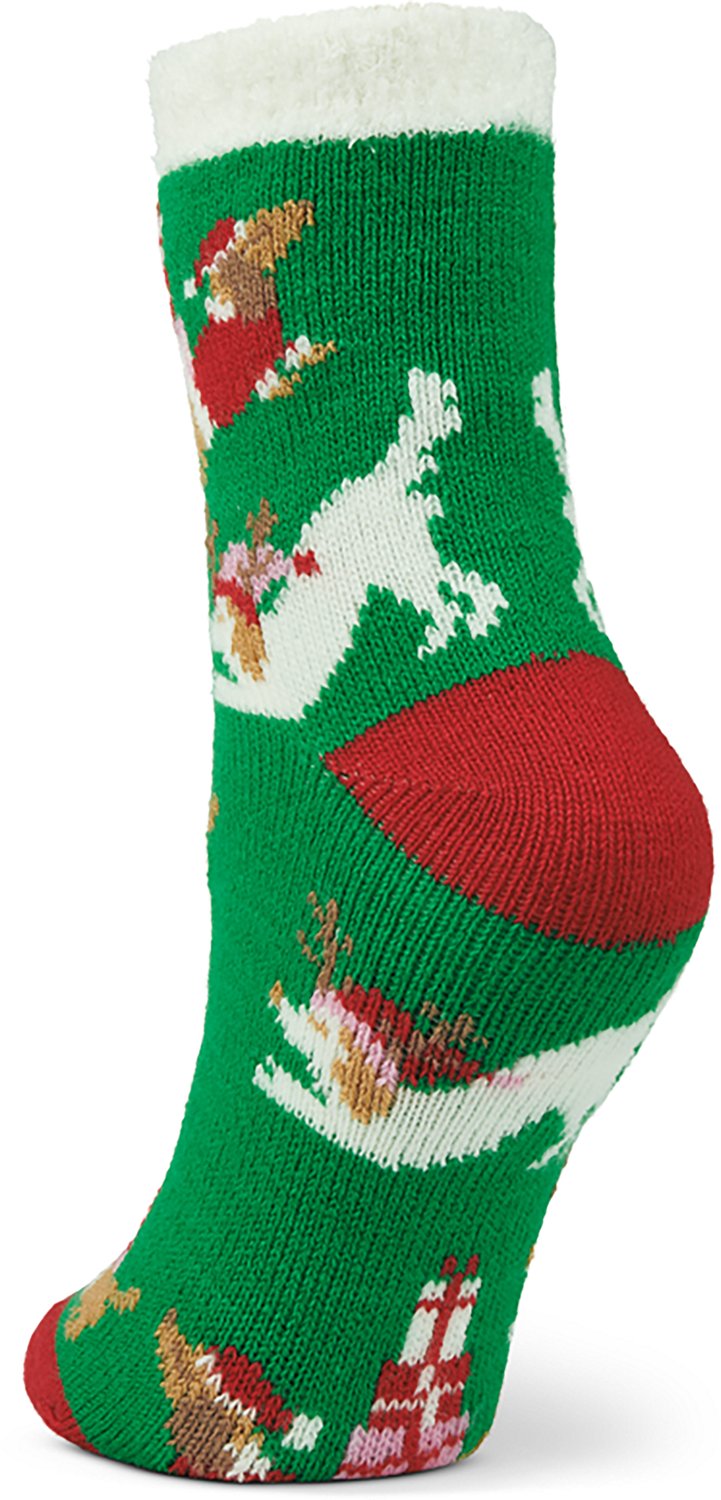 Magellan Outdoors Women's Santa's Helpers Lodge Crew Socks - view number 2