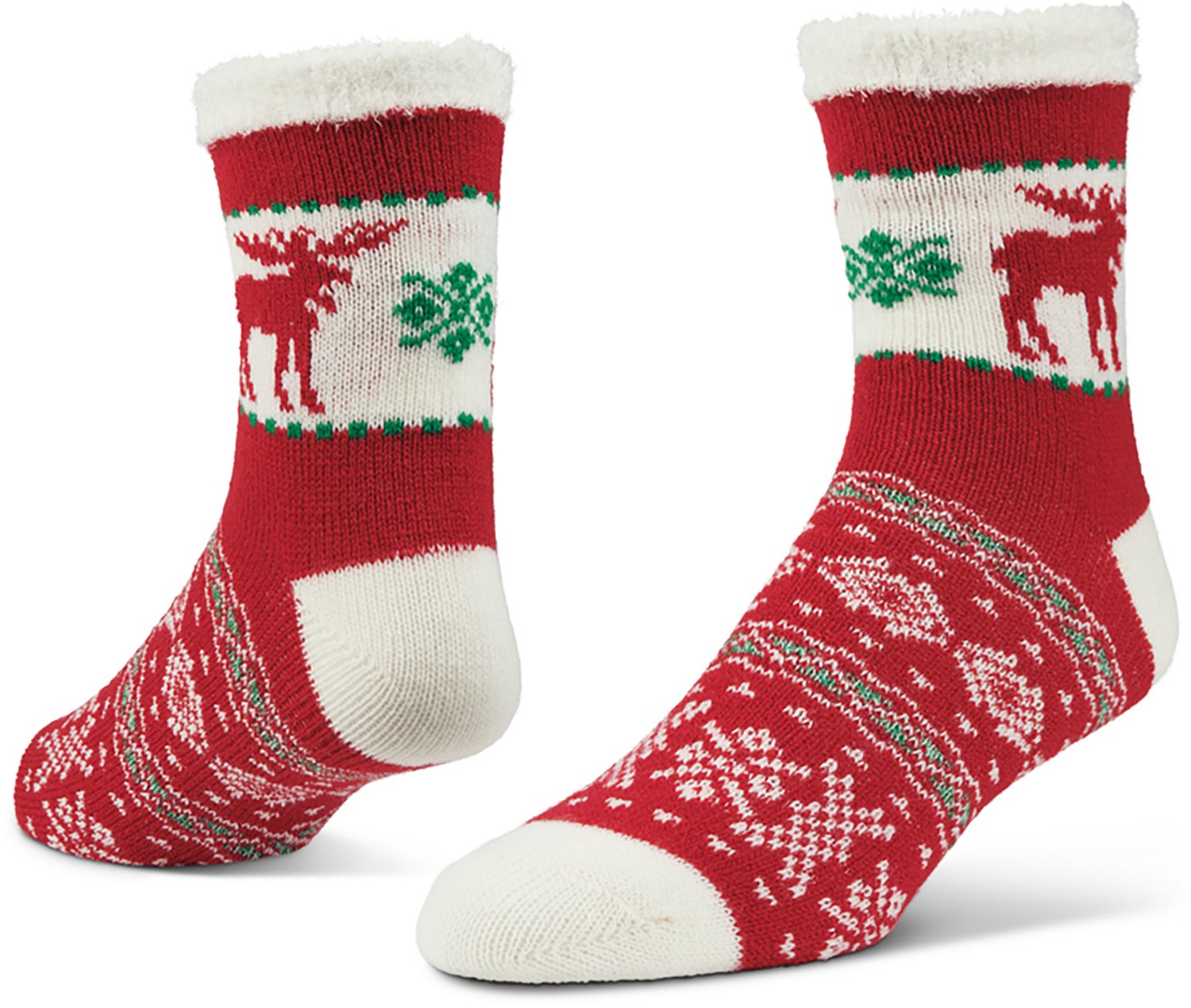 Magellan Outdoors Men's Snowy Moose Lodge Crew Socks - view number 3