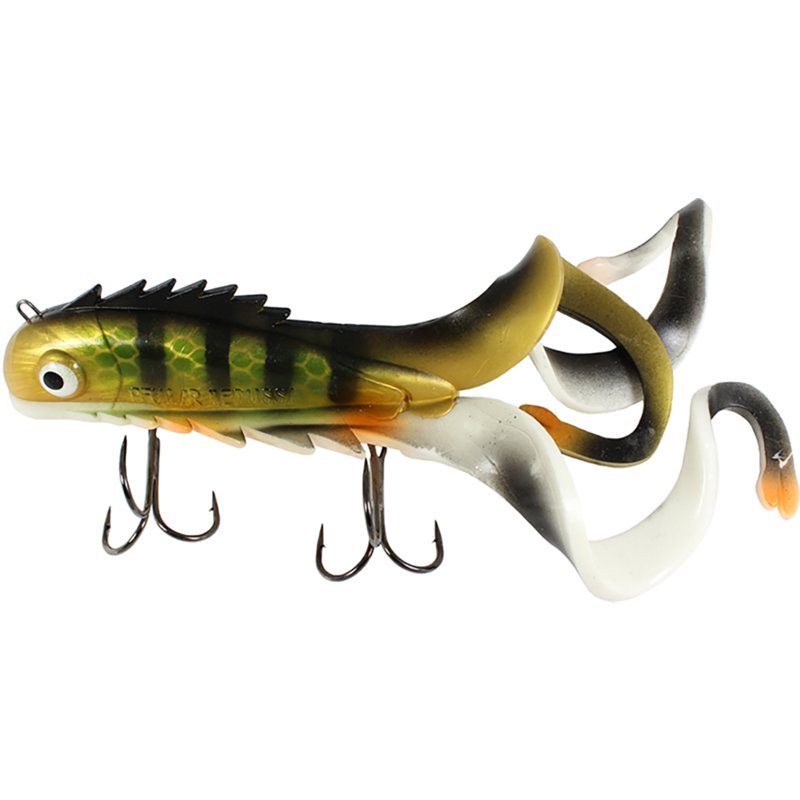 Chaos Tackle Regular Medussa Swimbait - 13″ - Hot Perch