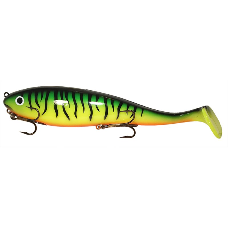 Musky Innovations Swimmin' Dawg - 8″ - Fire Firetiger