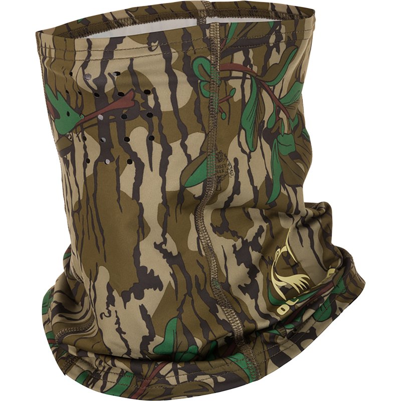 DRAKE Performance Stretch-Fit Mossy Oak Greenleaf Half Mask (OT0027-012)