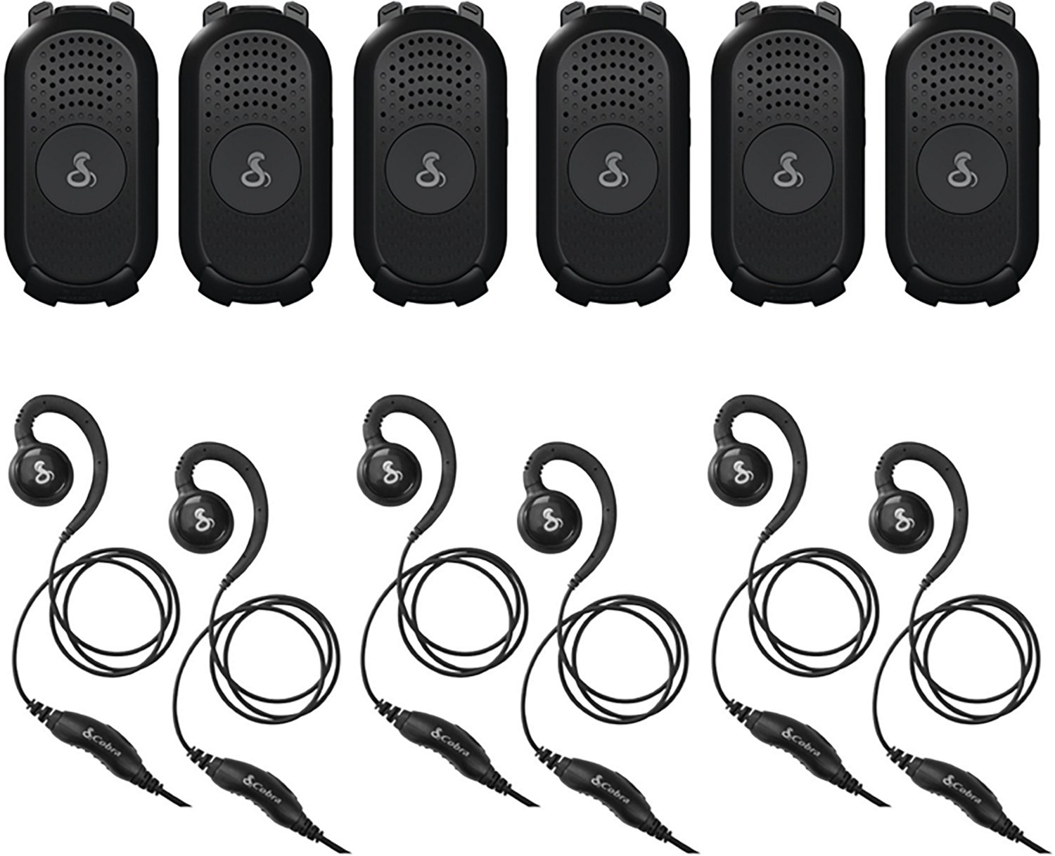 Cobra PX280 Business 2-Way Radio 6-Pack with Headset