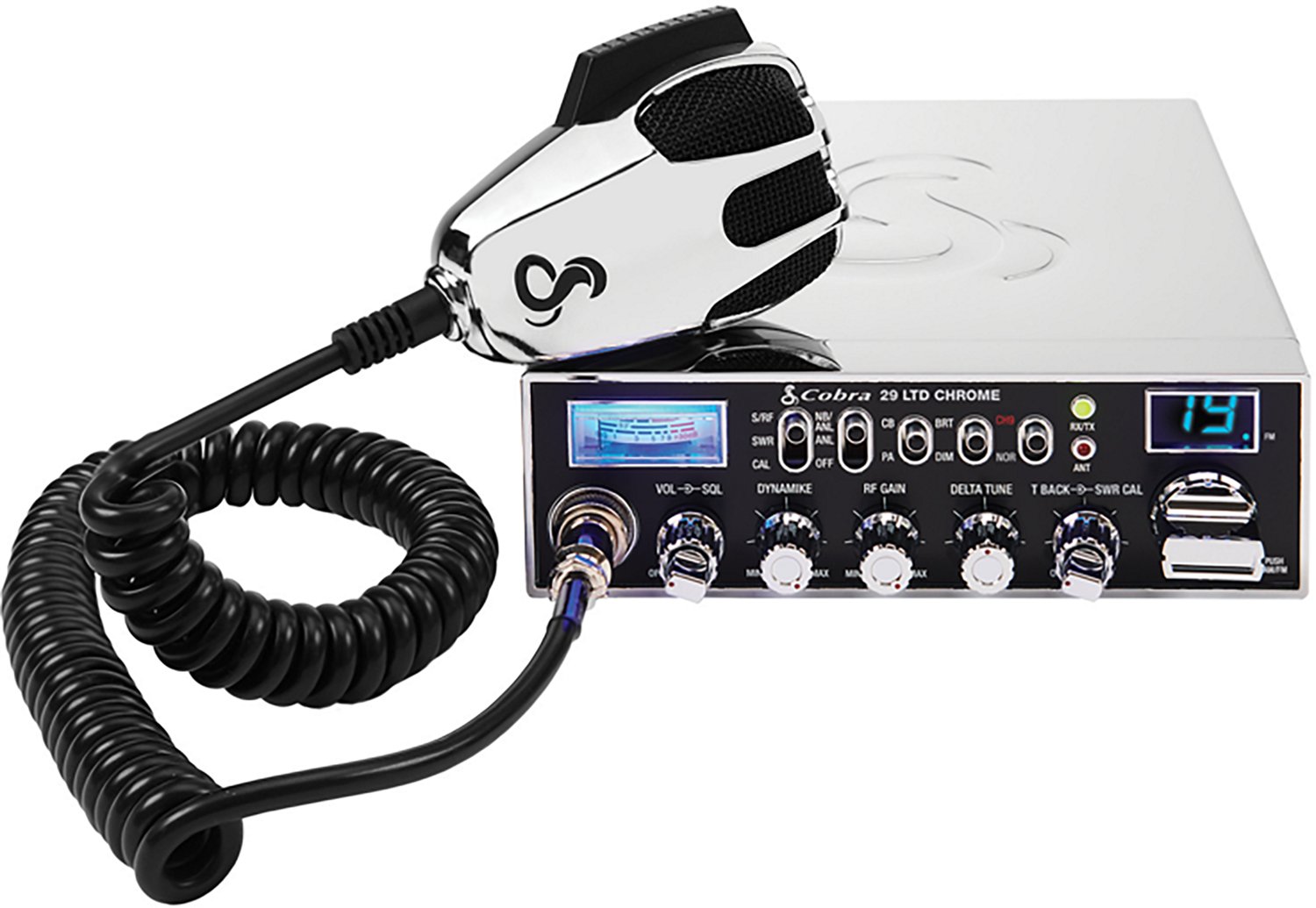 Cobra 29 LTD Chrome AM/FM CB Radio