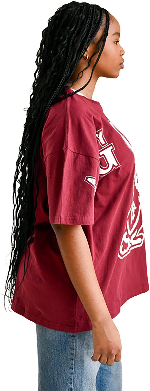 Gameday Social Women's Texas A&M University Southern Split Oversized Band T-shirt - view number 2
