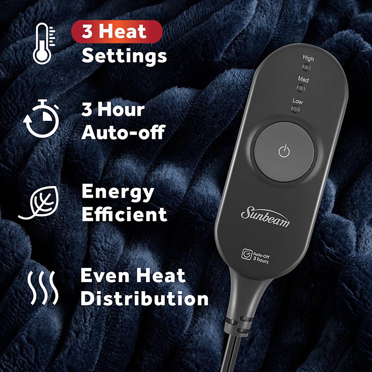 Sunbeam 50 in x 60 in Heated Throw  - view number 3