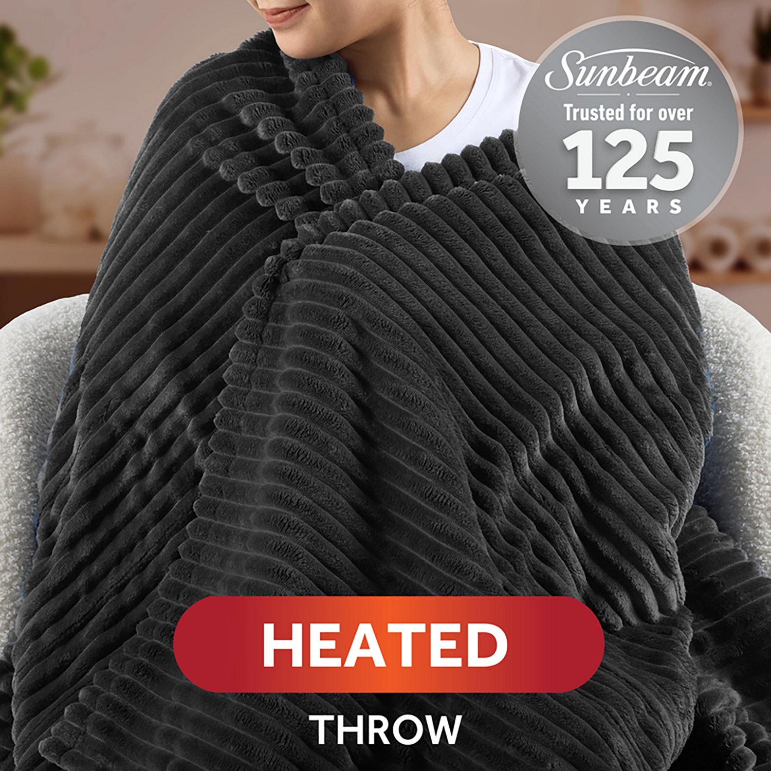 Sunbeam 50 in x 60 in Heated Throw  - view number 2