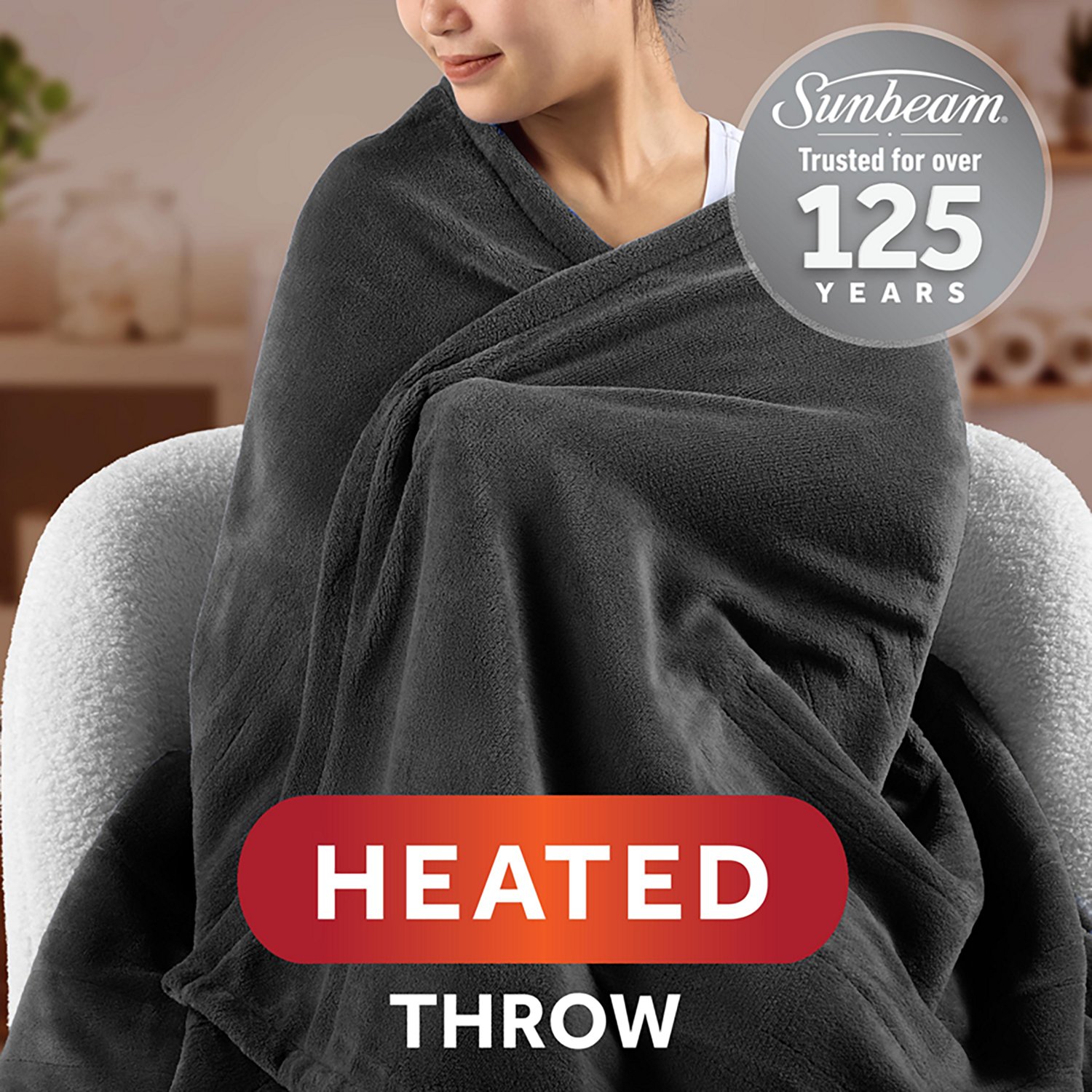 Sunbeam 50 in x 60 in Heated Throw  - view number 2