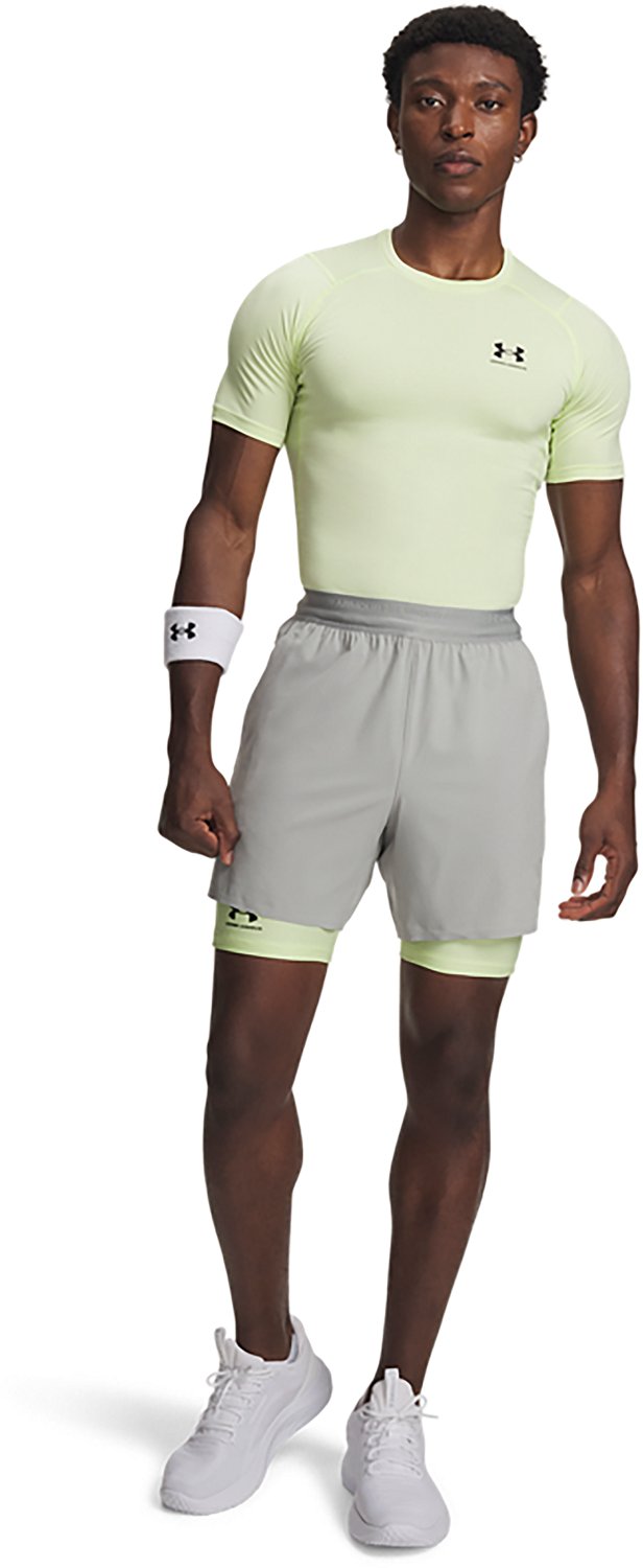 Under Armour Men's HeatGear Compression Shorts 6 in - view number 3