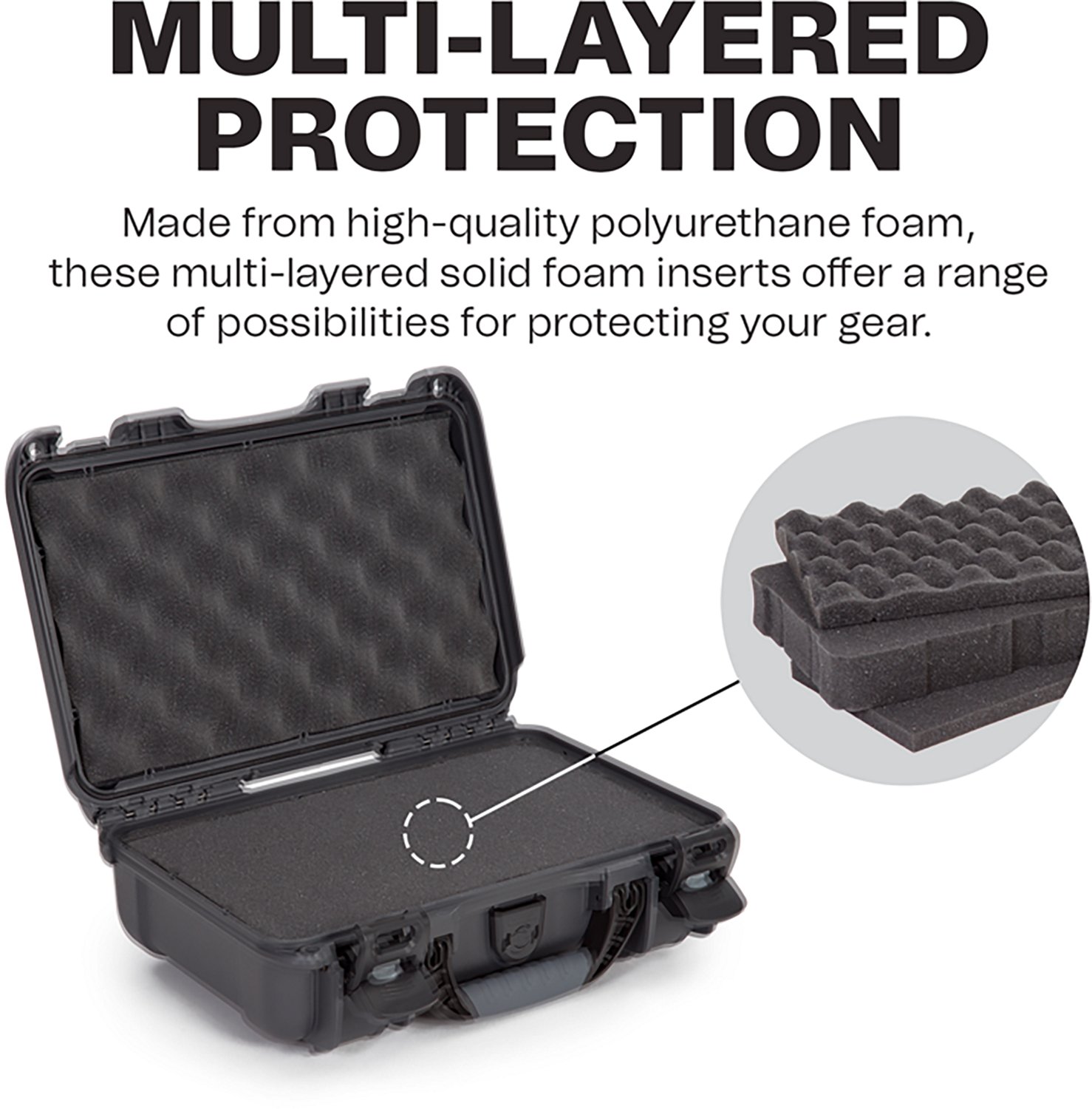 Nanuk 909 Pistol Case with Customizable Cubed Foam - view number 4