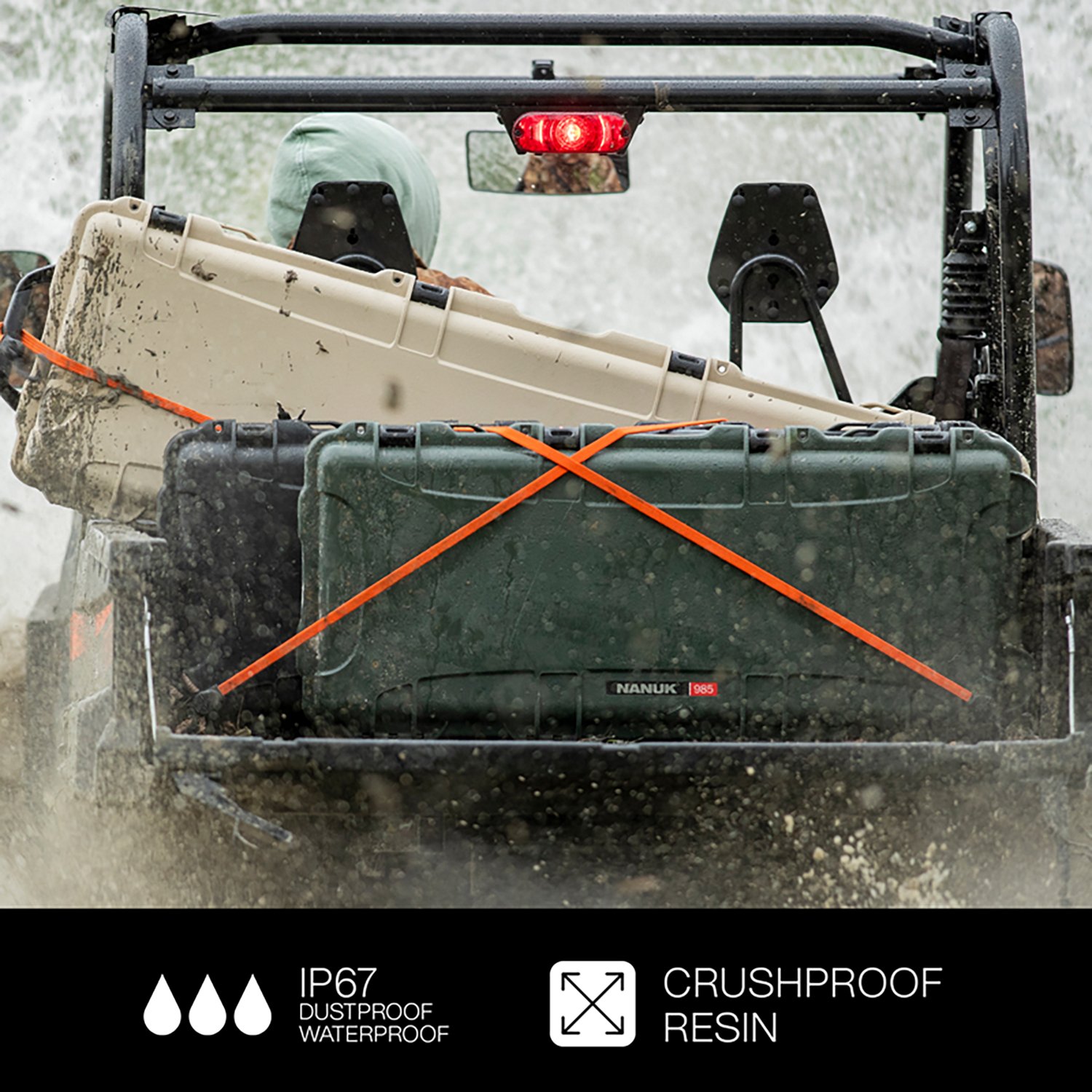 Nanuk 909 Pistol Case with Customizable Cubed Foam - view number 7