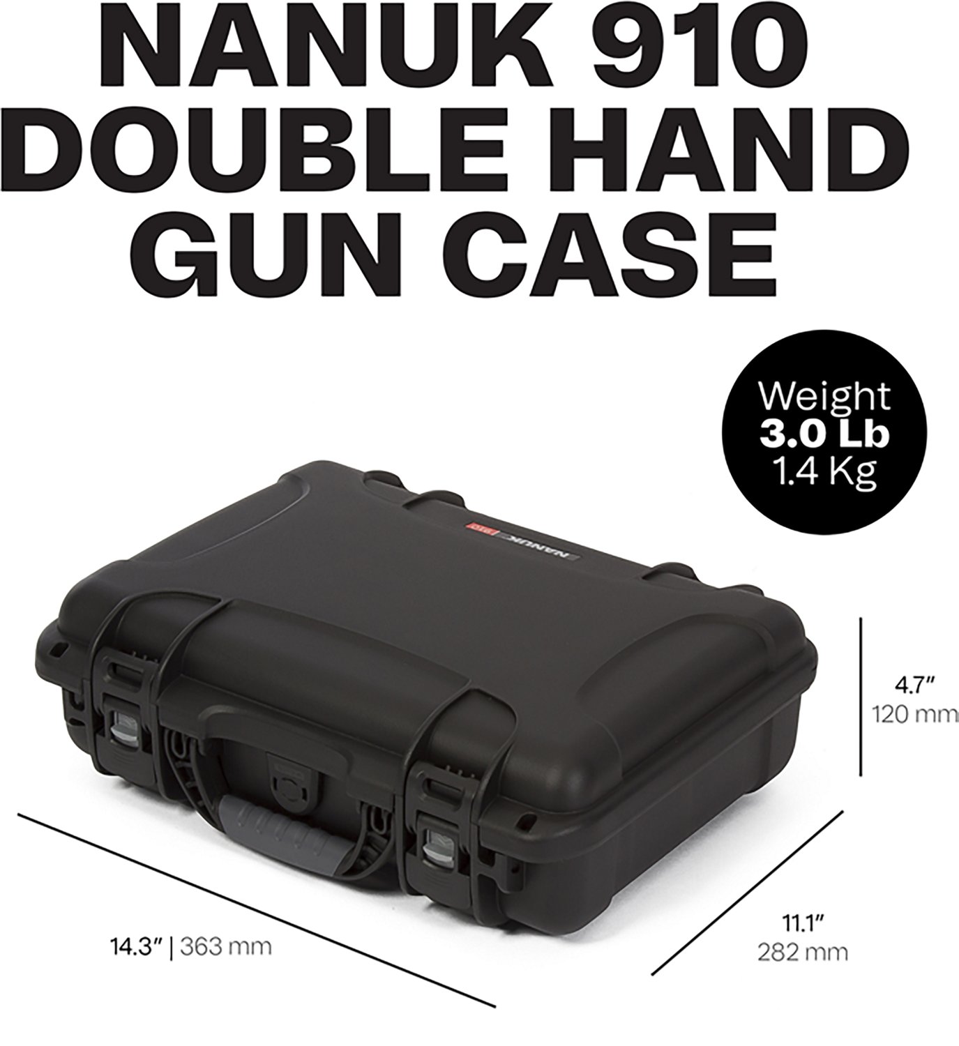 Nanuk 910 Protective Pistol Case - view number 4