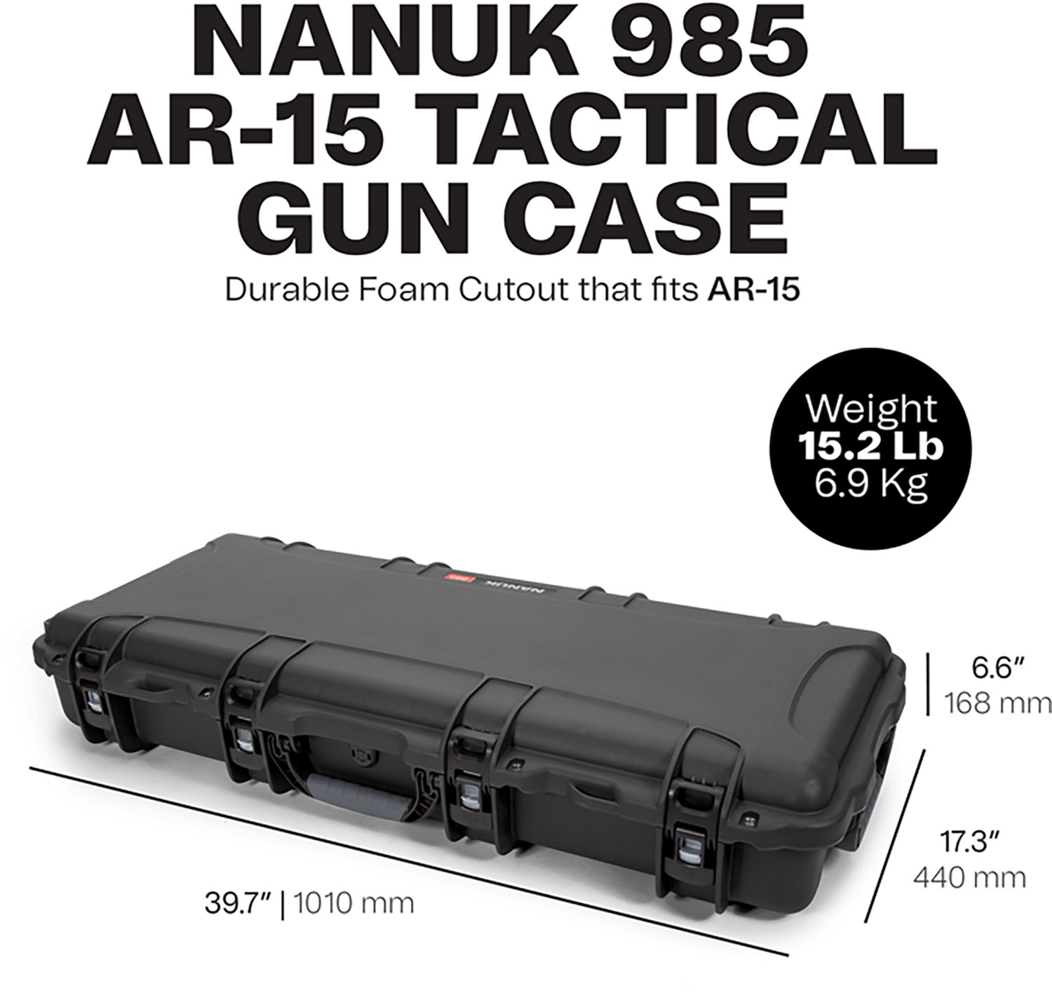 Nanuk 985 AR-15 Tactical Gun Case - view number 7