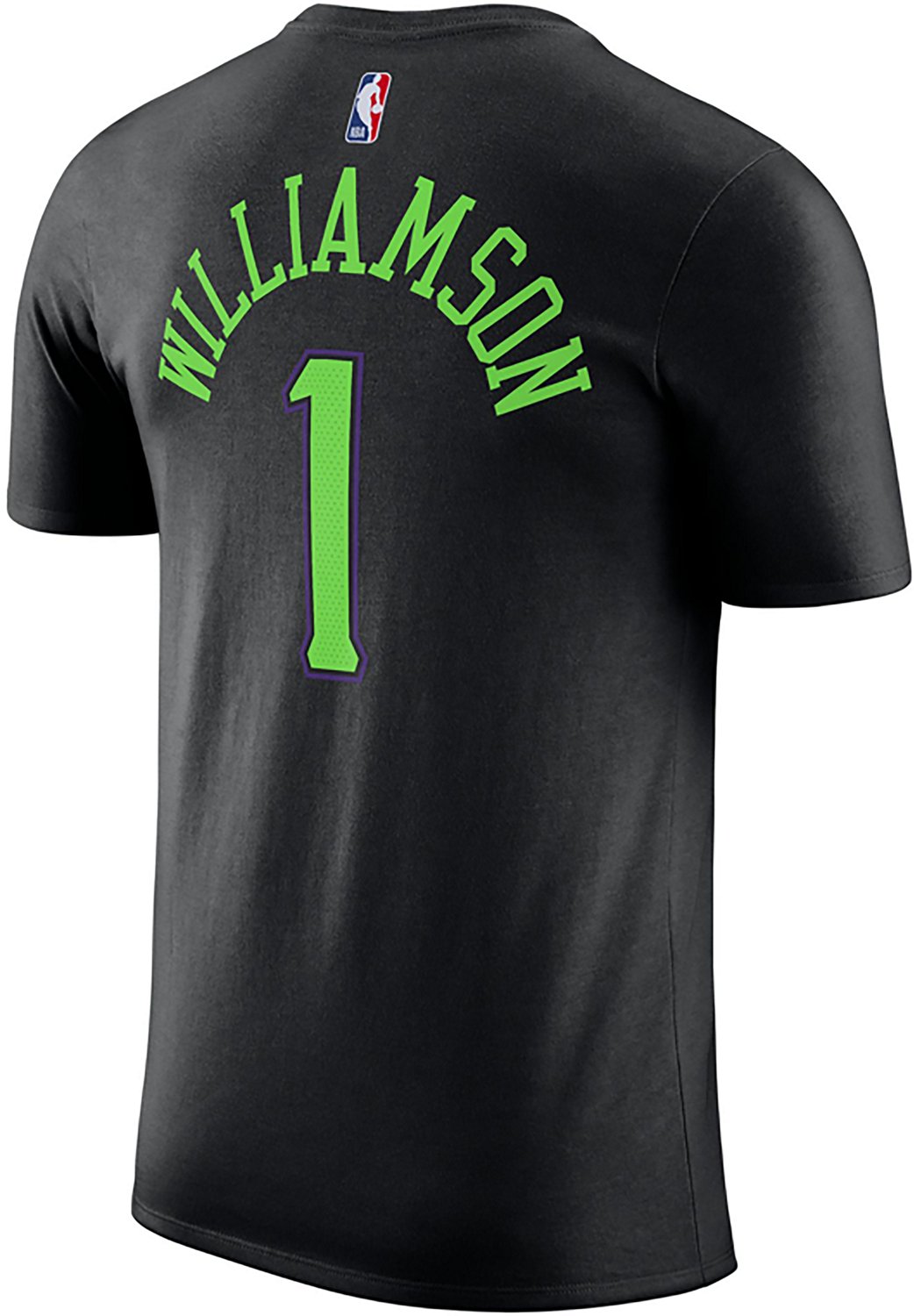 Nike Men's New Orleans Pelicans Zion Williamson #1 Essentials City Edition T-shirt - view number 2