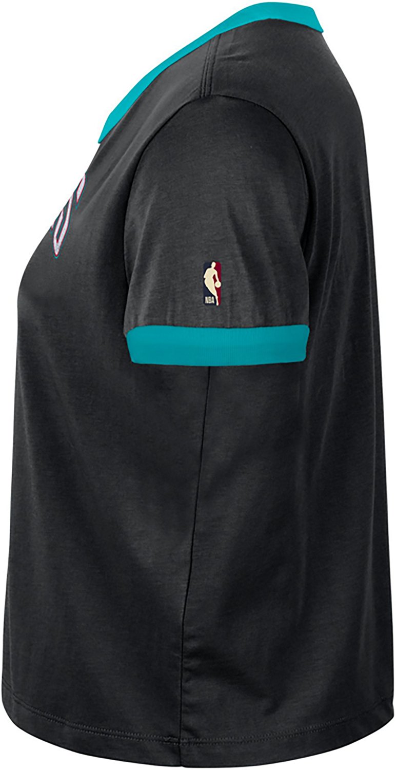 Nike Women's Memphis Grizzlies Hardwood Classic Ringer Short Sleeve T-shirt - view number 2