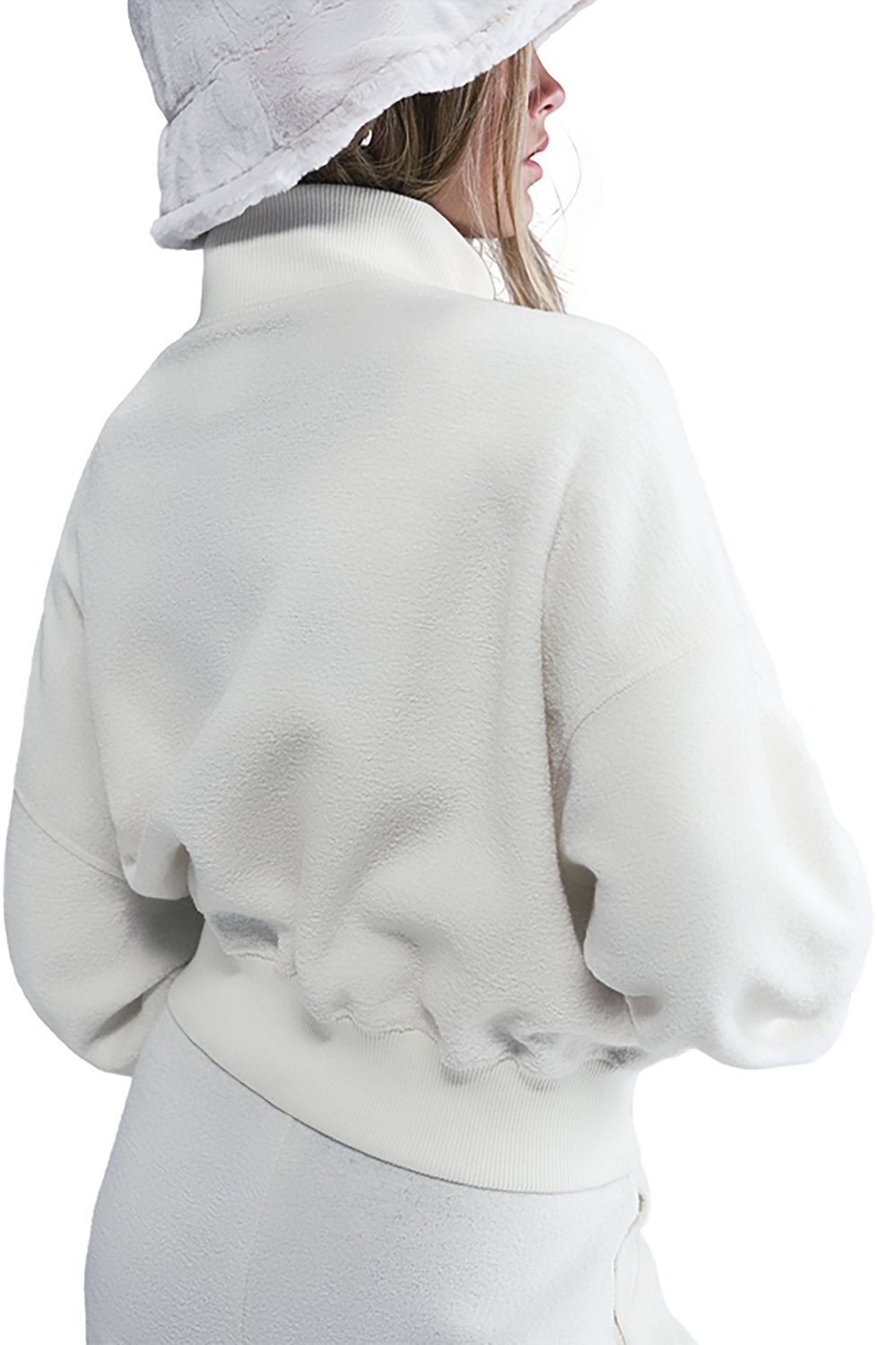 Nike Girls' Sportswear Fleece Long Sleeve Fleece 1/4-Zip Sweatshirt - view number 4