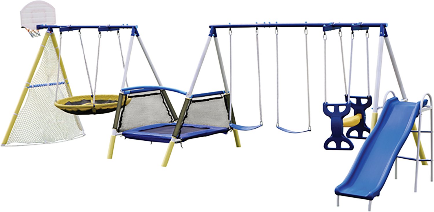 AGame Huddle N Bounce Metal Playset