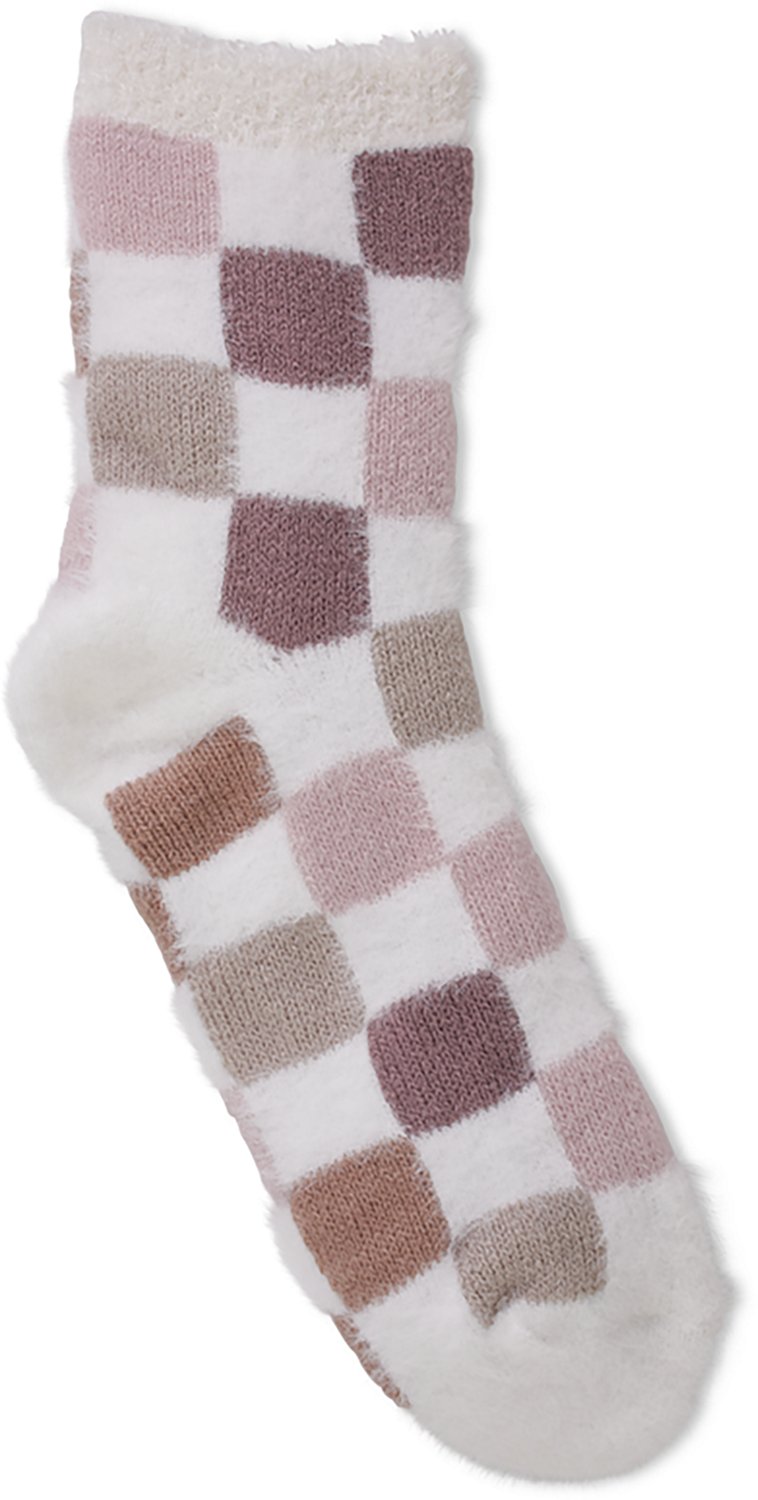 Magellan Outdoors Women's Checkered Lodge Crew Socks - view number 4