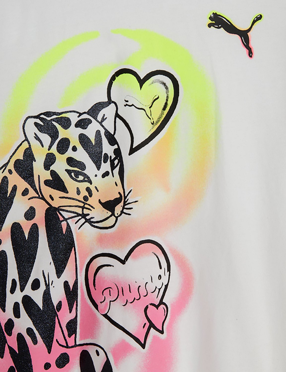 PUMA Girls’ 4-6X Airbrushed Cotton Jersey Fashion T-shirt - view number 3