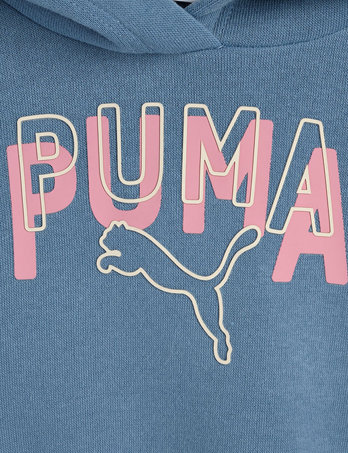 PUMA Girls’ 4-6X Poly Fleece Pullover Hoodie & Short Set - view number 3